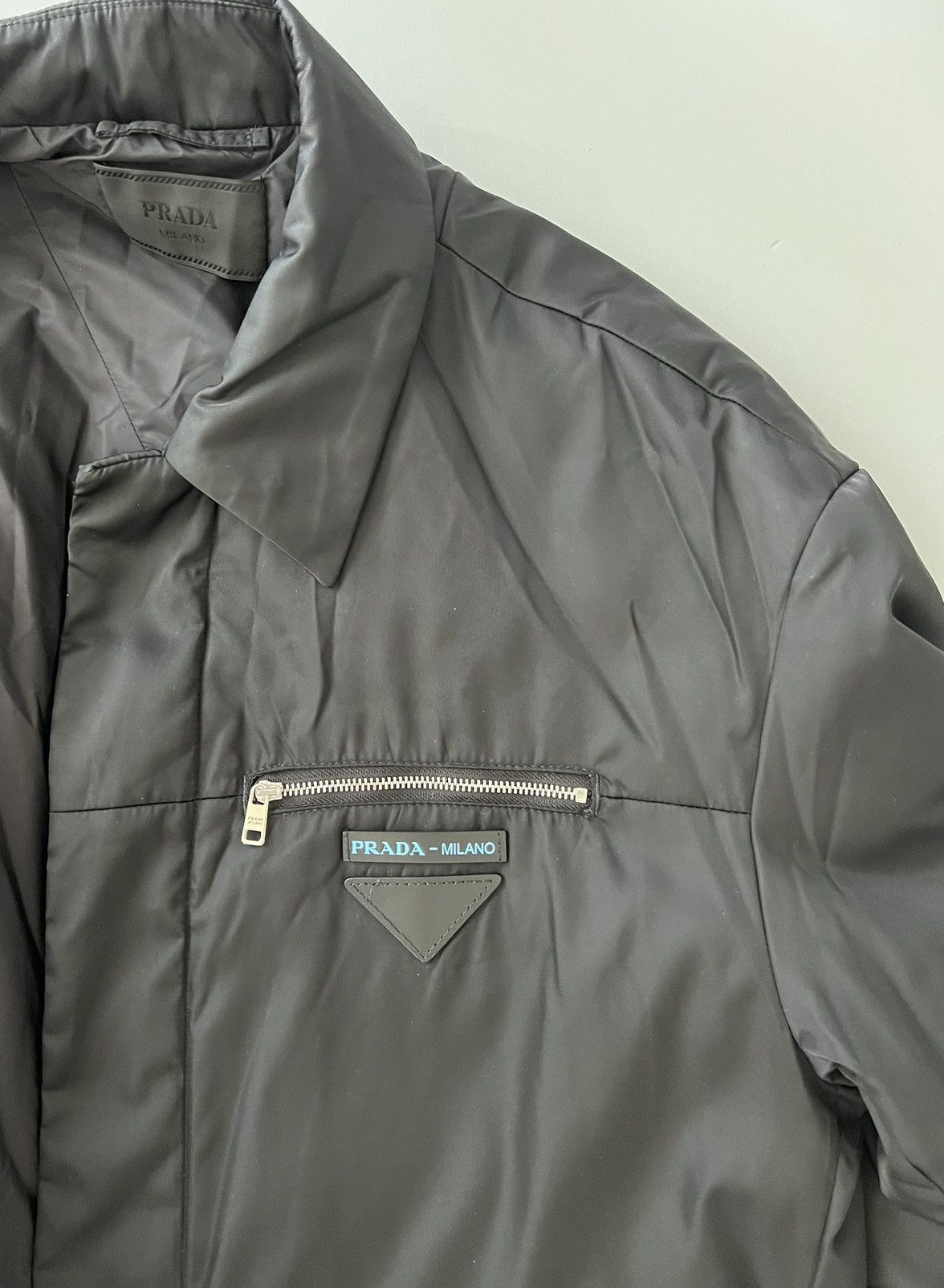 Prada Prada Black Nylon Padded Coat Size US M / EU 48-50 / 2 - 4 Thumbnail