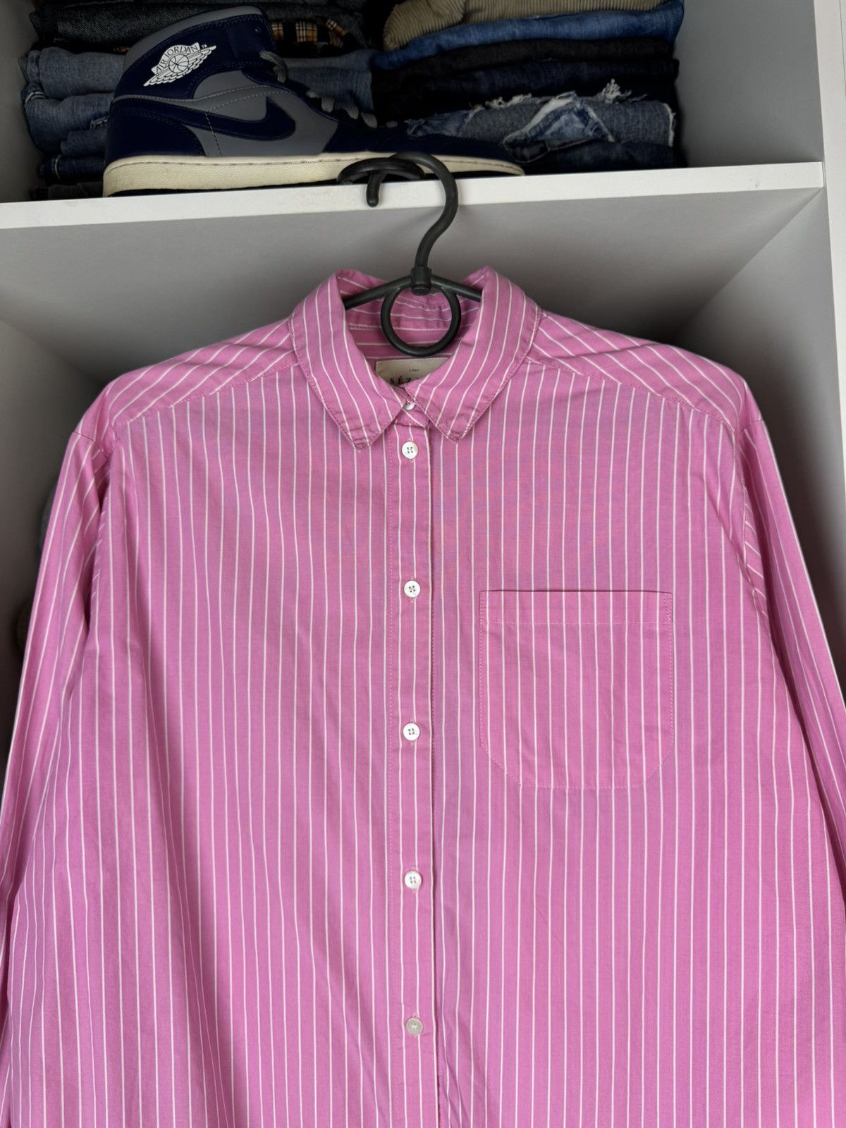Sezane Sezane Women’s Button Up Shirt Long Sleeve Size 32 Size XXS / US 00 / IT 34 - 2 Thumbnail