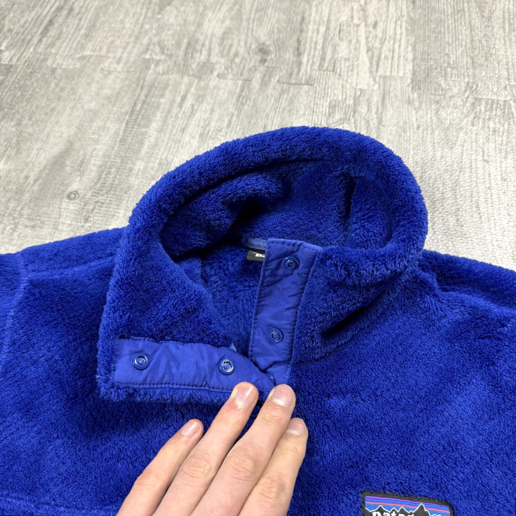 Patagonia PATAGONIA WOMENS JACKET Snap-T Fleece Pullover Deep Purple Blue SMALL Size S / US 4 / IT 40 - 4 Thumbnail