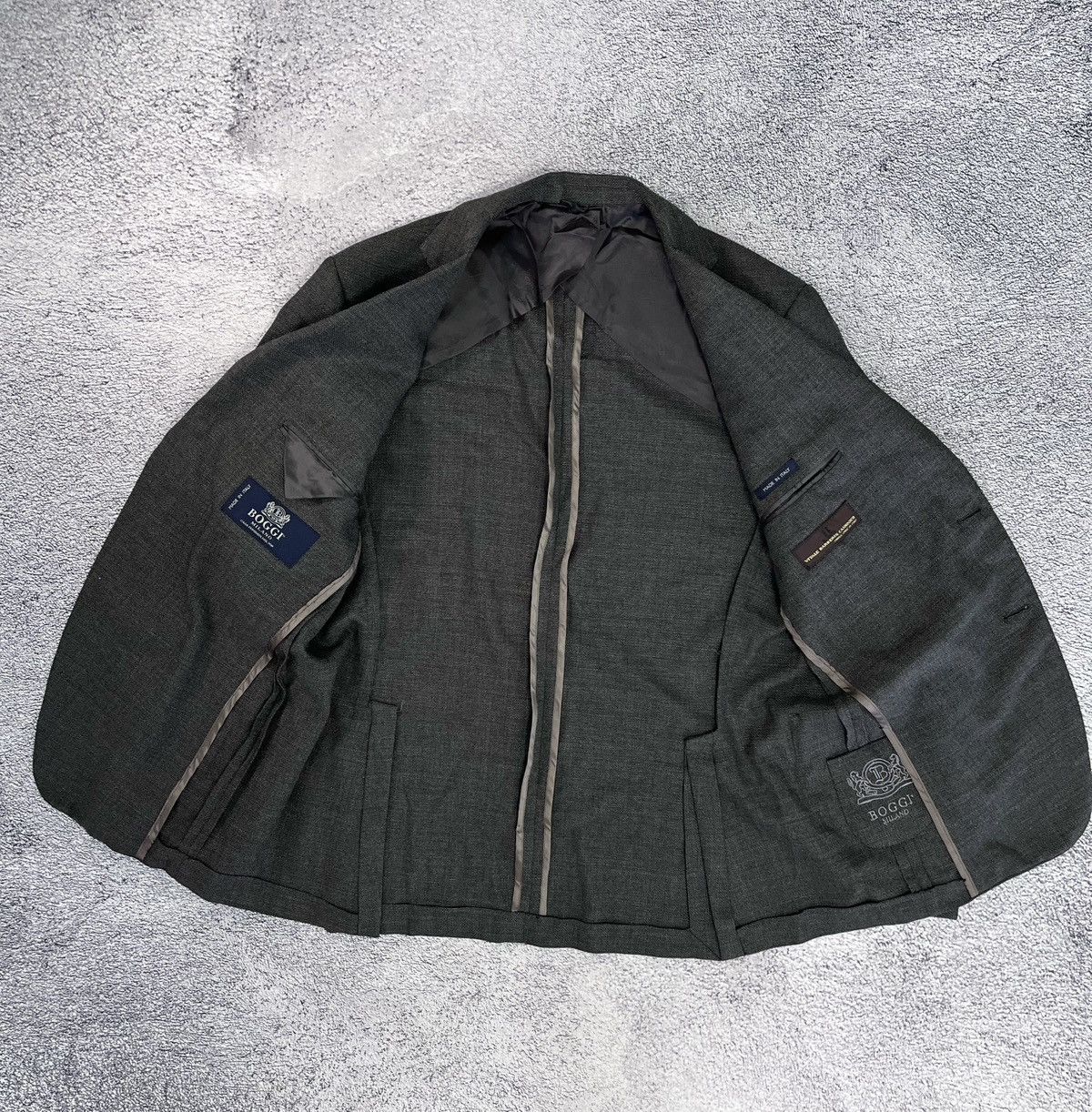 Boggi Boggi Milano Blazer VITALE BARBERIS CANONICO Wool Jacket Size 42R - 3 Thumbnail