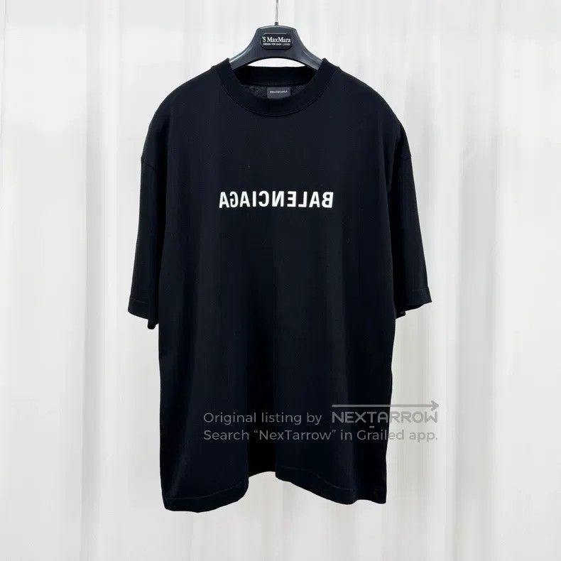 Balenciaga Balenciaga Reversed Print Letter Short Sleeve Size US XS / EU 42 / 0 - 1 Thumbnail
