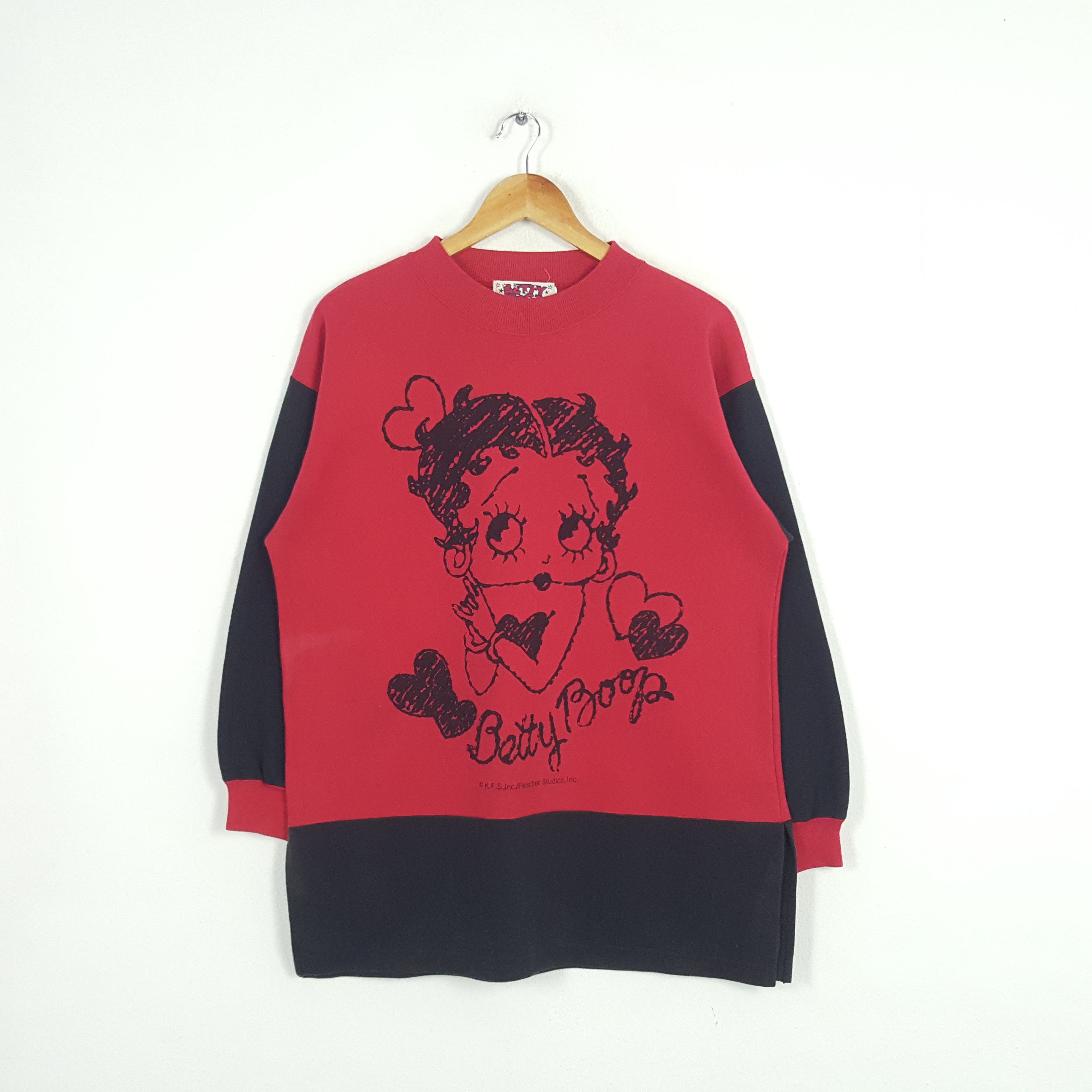Cartoon Network × Vintage Vintage Betty Boop American Retro Cartoon Sweatshirt Size US M / EU 48-50 / 2 - 1 Thumbnail
