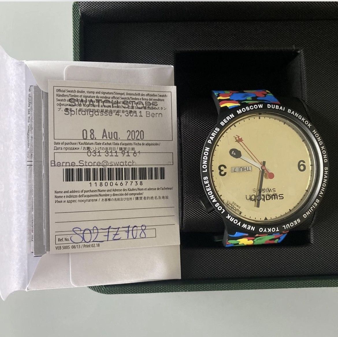 Bape Bape x Swatch BAPE x Swatch BIG BOLD Tokyo Edition Size ONE SIZE - 4 Thumbnail