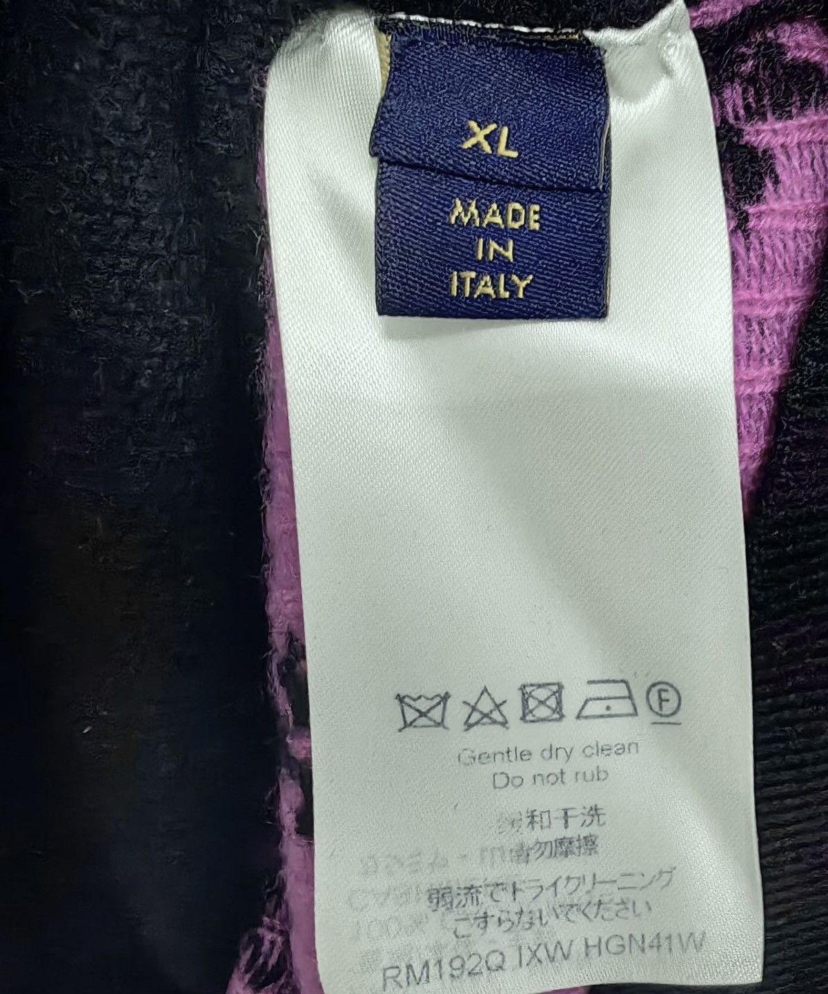 Louis Vuitton Louis Vuitton XL Cashmere Pink Black Monogram knit Sweater Size US XL / EU 56 / 4 - 5 Thumbnail