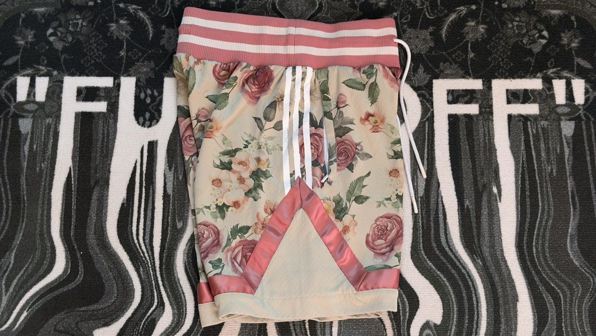 Adidas × Eric Emanuel Eric Emanuel x Adidas Floral Shorts - Medium - Used Size US 32 / EU 48 - 2 Thumbnail