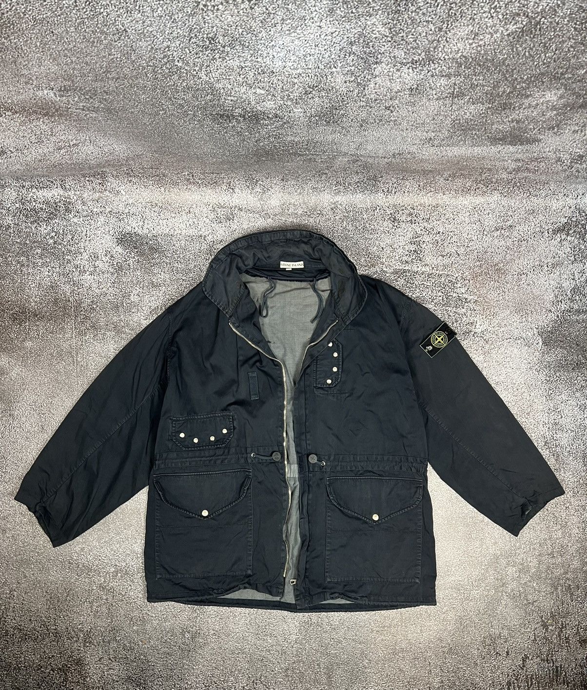 Stone Island × Vintage 80s Stone Island Royal Navy military layer field jacket ship Size US XL / EU 56 / 4 - 9 Thumbnail