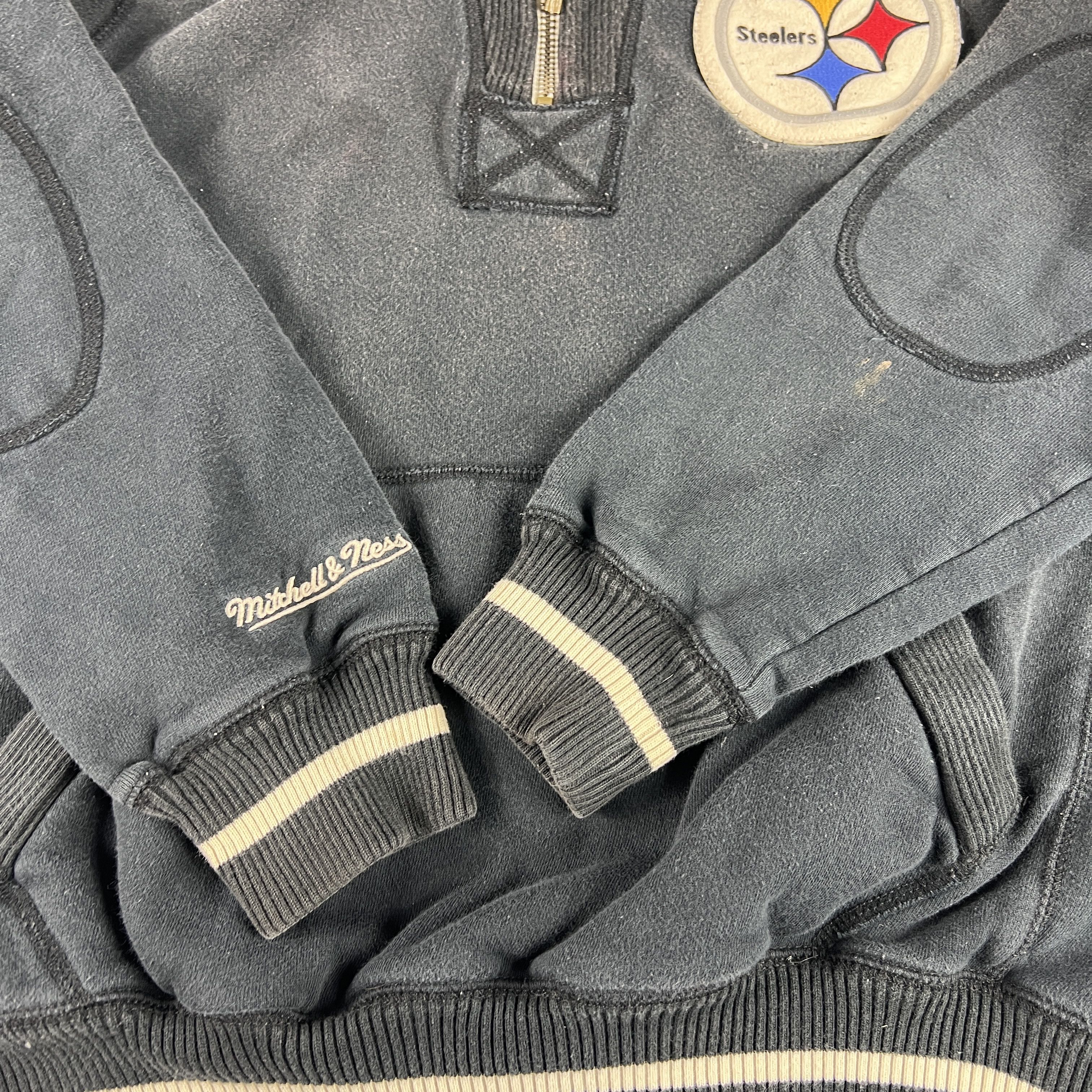Mitchell & Ness Mitchell Ness Pittsburgh Steeler Throwback Sweatshirt Hoodie Size US M / EU 48-50 / 2 - 3 Thumbnail