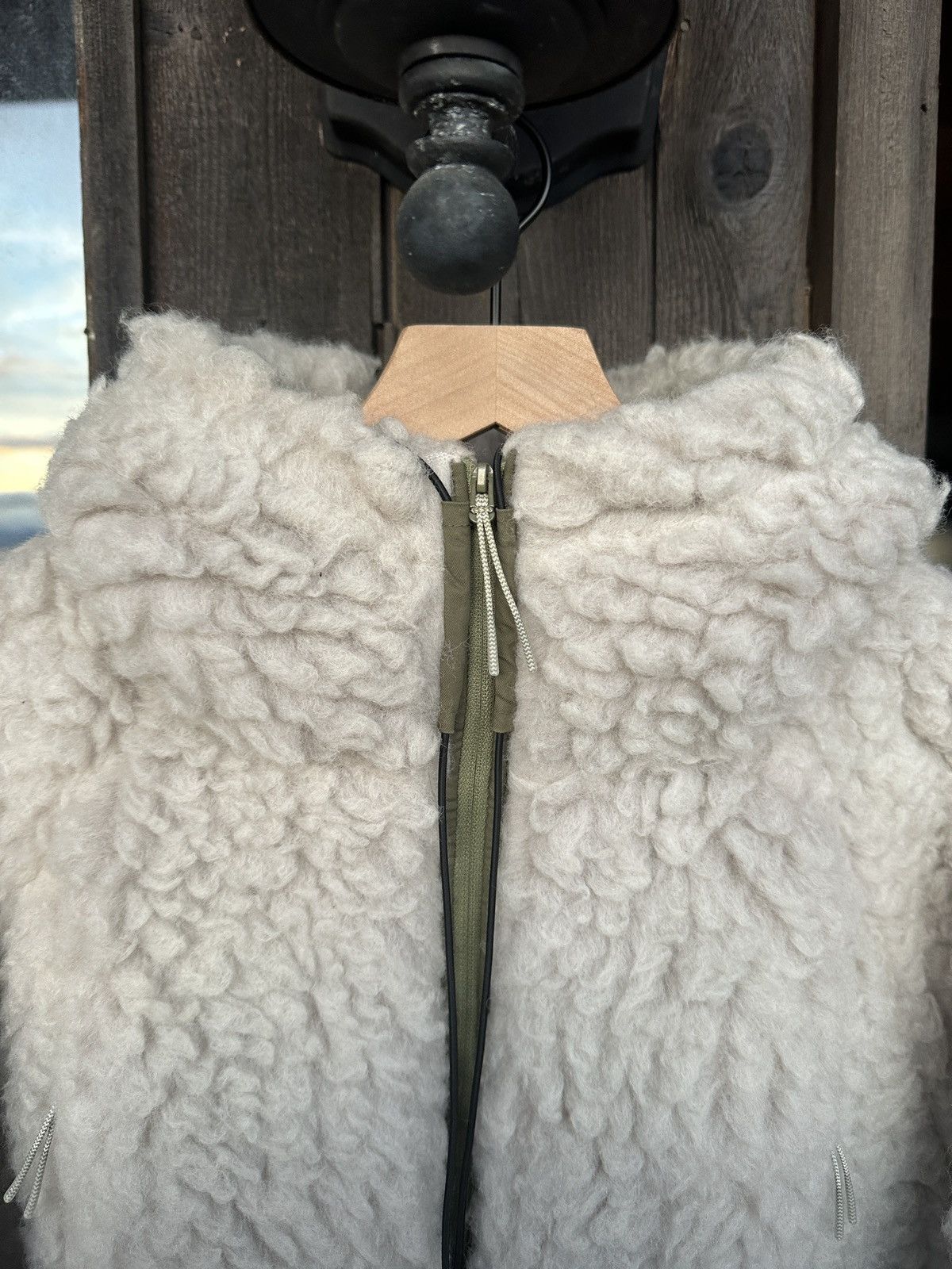 ROA ROA sheep wool beige fleece jacket Size US S / EU 44-46 / 1 - 3 Thumbnail