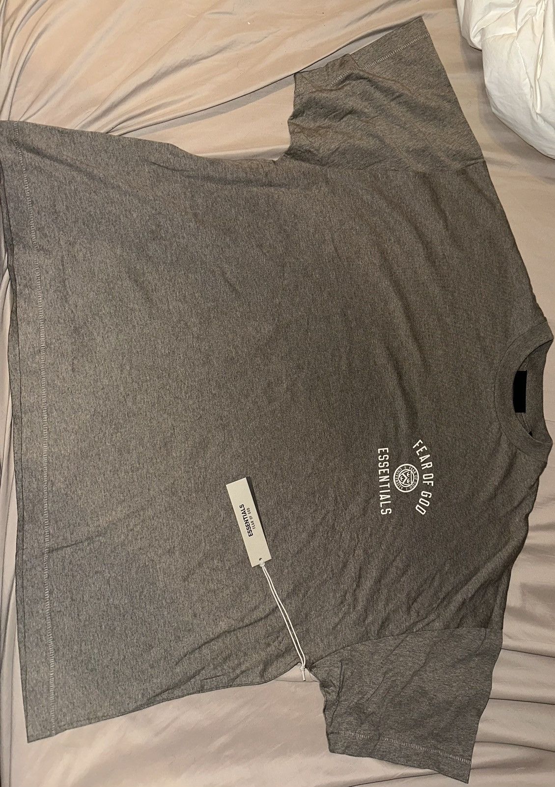 Essentials × Fear of God Grey FOG Essentials Tee Shirt Size US XL / EU 56 / 4 - 1 Thumbnail