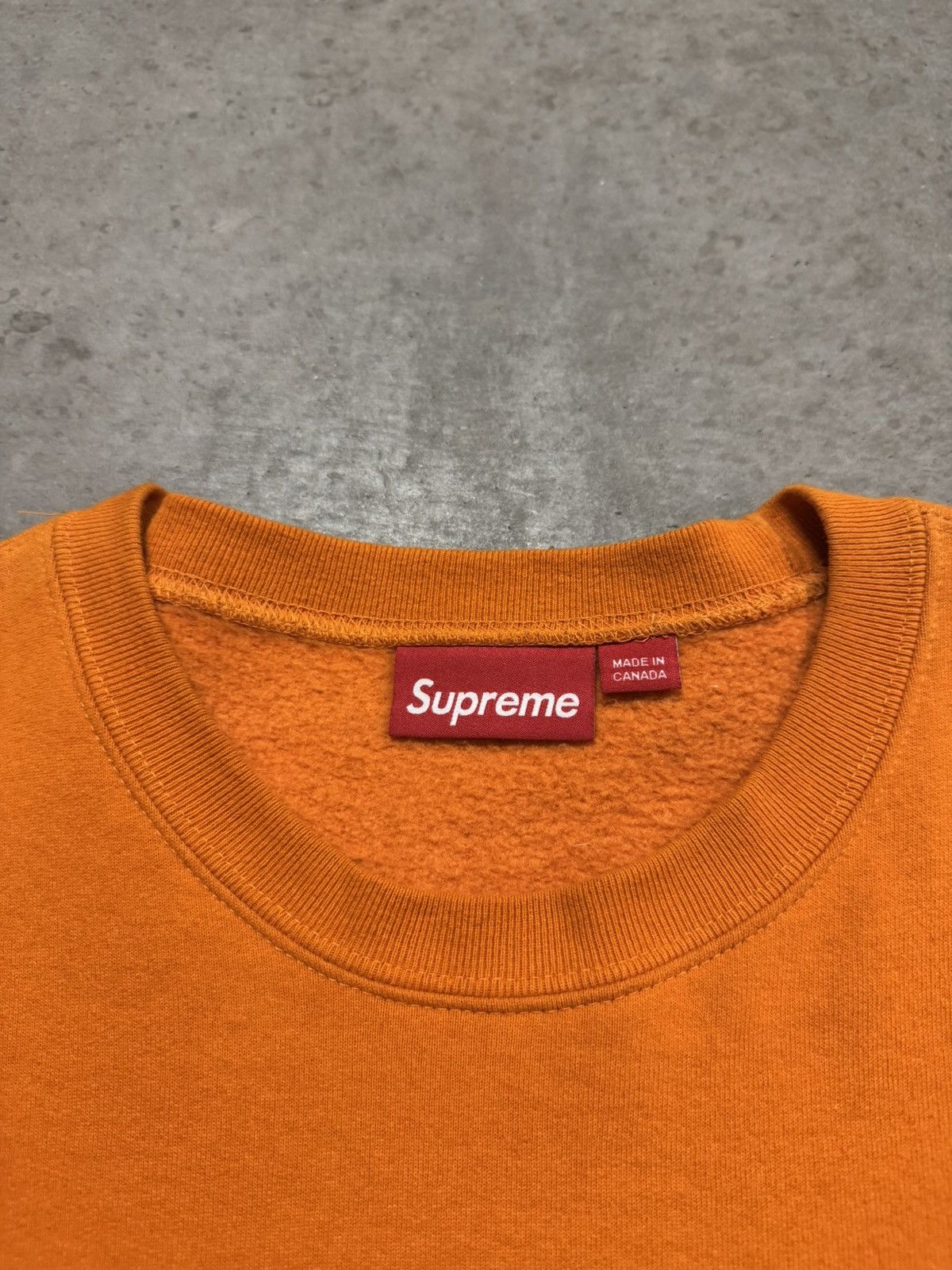 Supreme Small Box Crewneck orange Supreme◇20FW SMALL BOX CREWNECK