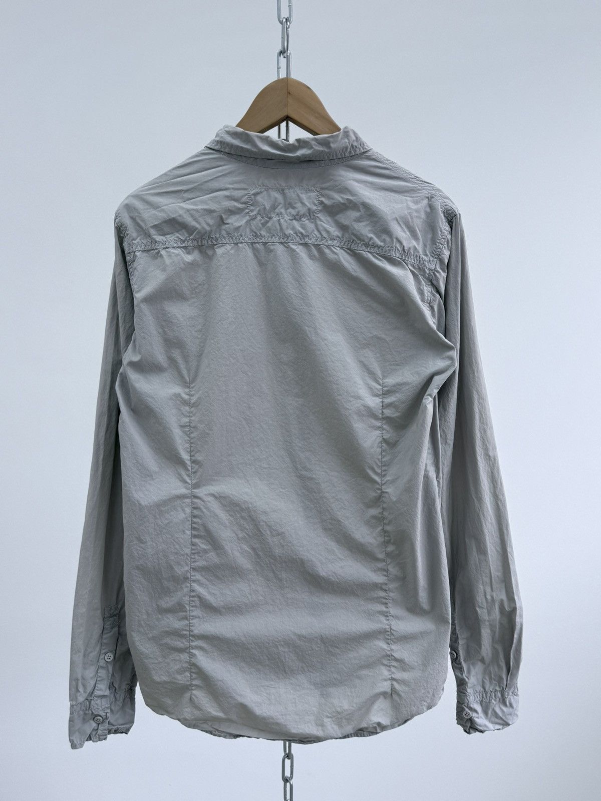 Rundholz Rundholz Dip Gray Cotton Button Up Shirt Size US S / EU 44-46 / 1 - 5 Thumbnail