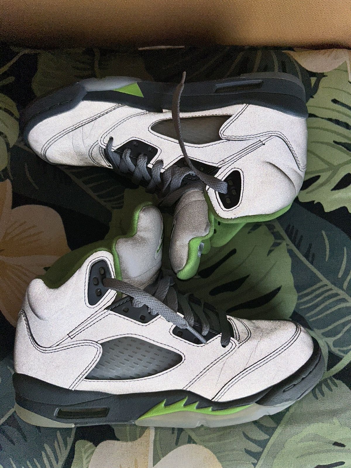 Jordan Brand Air Jordan 5 Retro Green Bean Size US 6 / EU 39 - 3 Thumbnail