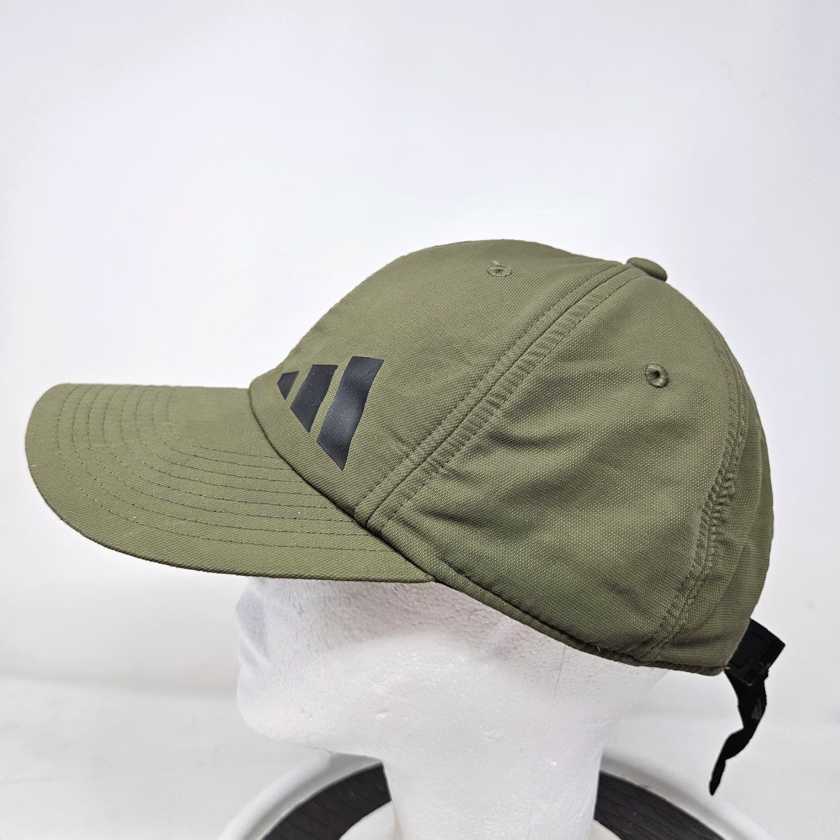 Adidas Adidas Hat Cap Strap Back Olive Green AEROREADY Performance Mens Size ONE SIZE - 6 Thumbnail