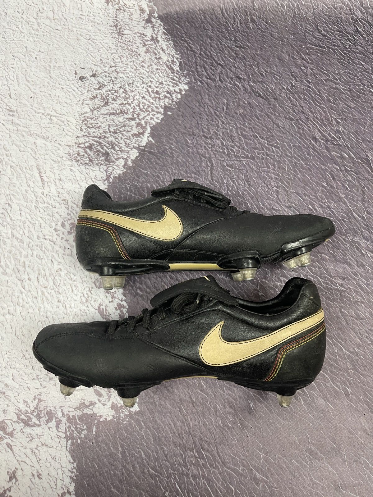Nike Nike Tiempo Brasileiro R10 SG US9 Leather Ronaldinho Soccer Size US 9 / EU 42 - 6 Thumbnail