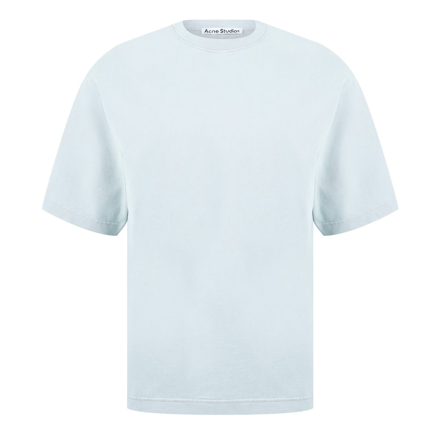 Acne Studios o1g2r1mq0825 Relax Crewneck T-Shirt in Soft Blue Size US M / EU 48-50 / 2 - 1 Thumbnail