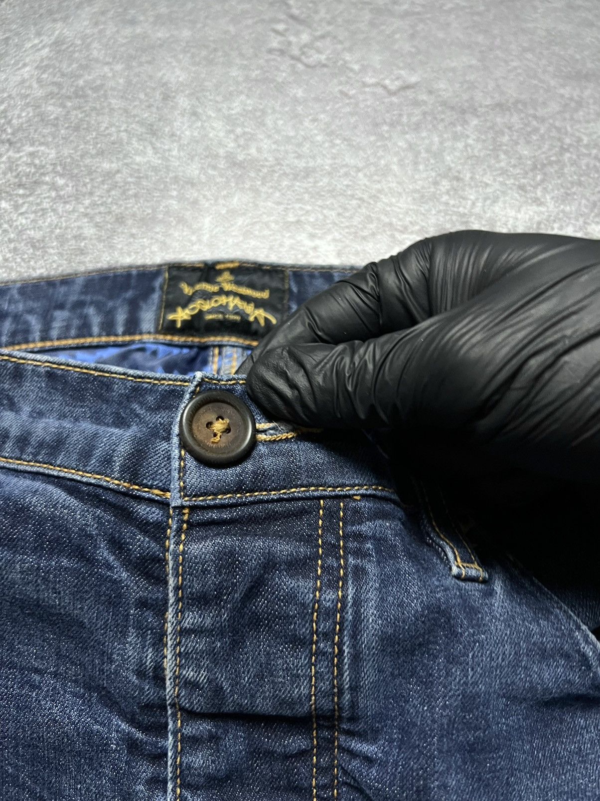 Vivienne Westwood Vintage Vivienne Westwood Jeans Big Logo Anglomania Orb Satu Size US 34 / EU 50 - 18 Thumbnail