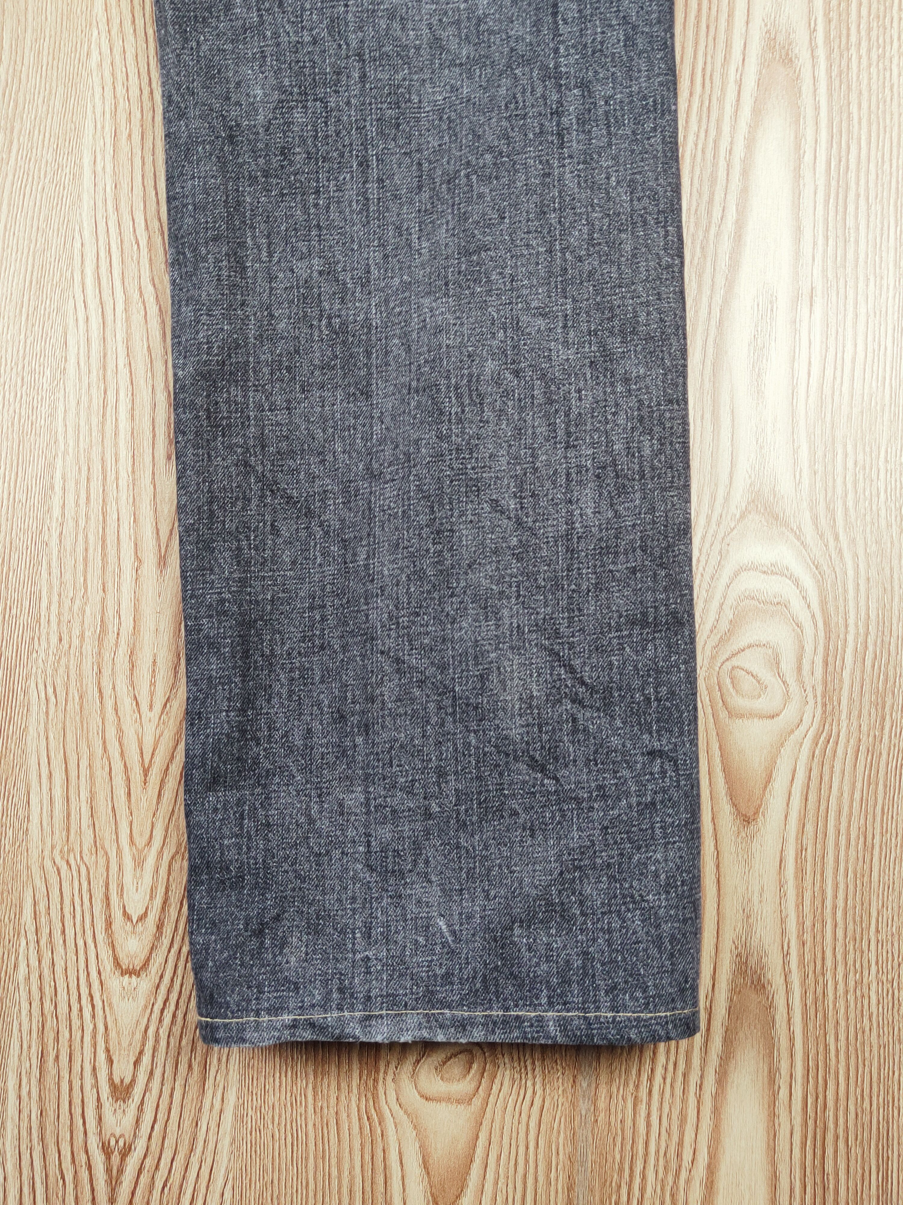 Edwin Edwin Black Distressed Ripped Jeans #S2682 Size US 34 / EU 50 - 13 Thumbnail
