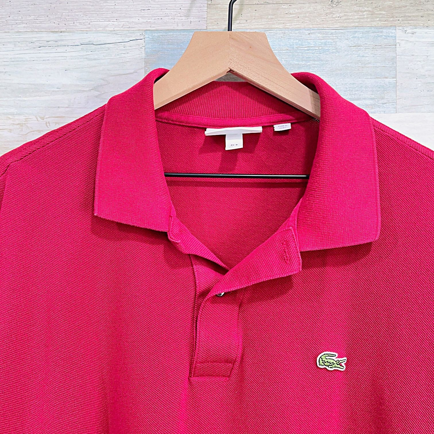 Lacoste Lacoste Short Sleeve Rugby Polo Shirt Red Classic Fit 4XL Size US XXL / EU 58 / 5 - 2 Thumbnail