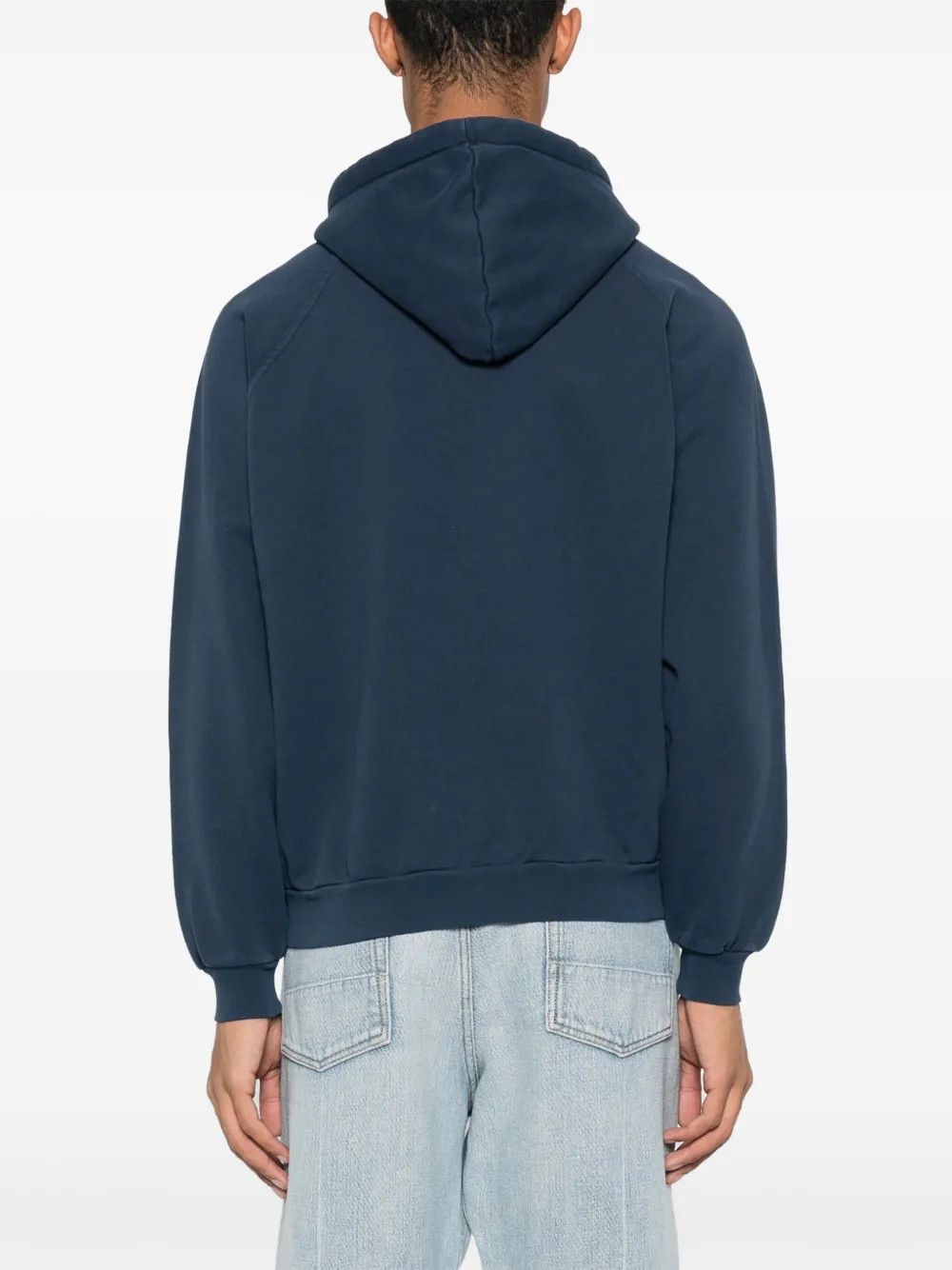 Sunnei o1mle0925 Logo Hoodie in Blue Size US XS / EU 42 / 0 - 5 Thumbnail