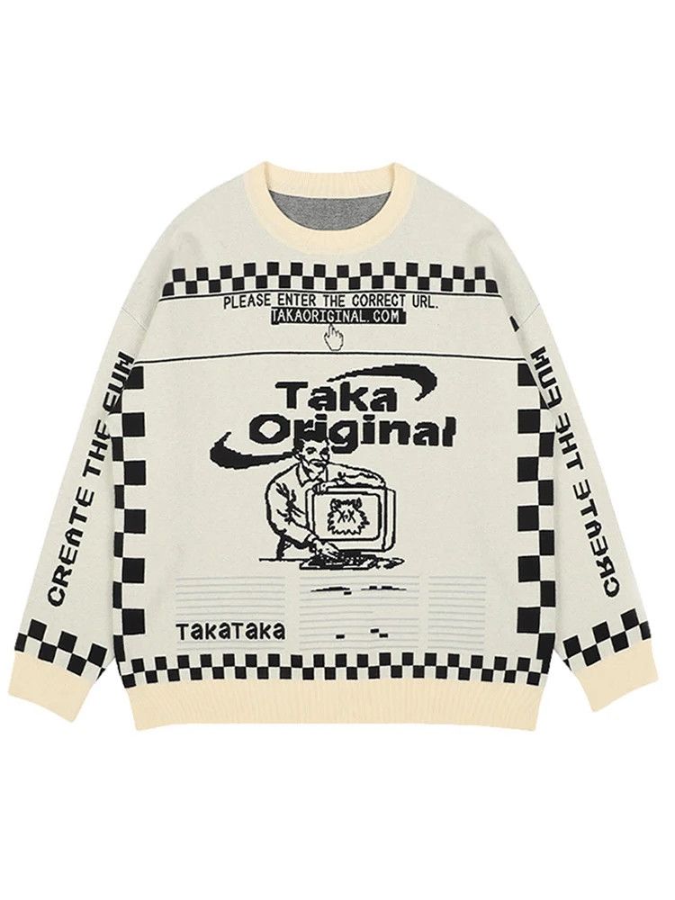 Other Winter Sweater Retro Pattern Size US XL / EU 56 / 4 - 5 Thumbnail