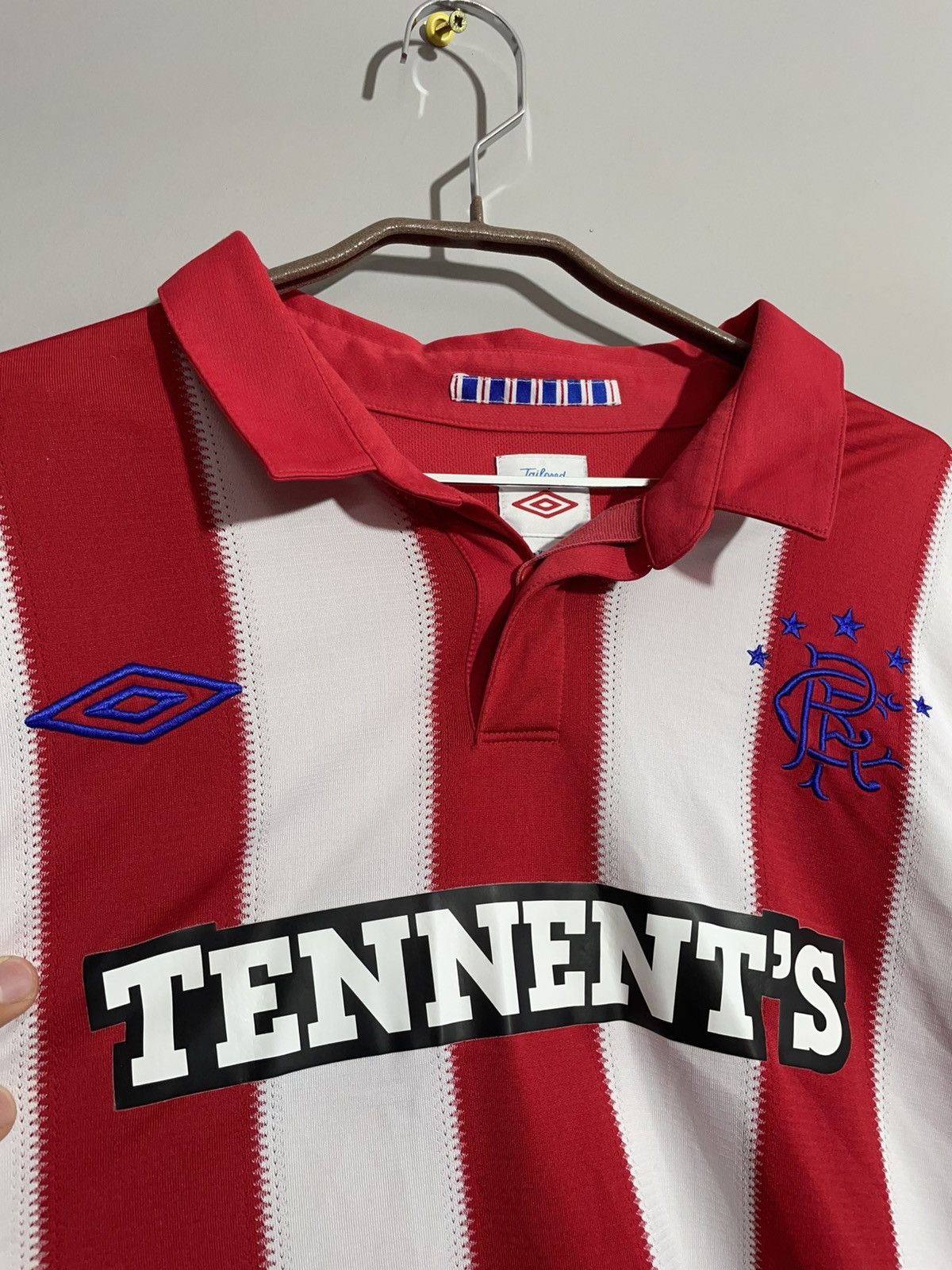 Umbro Vintage Umbro FC Rangers Glasgow Long Sleeve shirt Size US XXL / EU 58 / 5 - 4 Thumbnail
