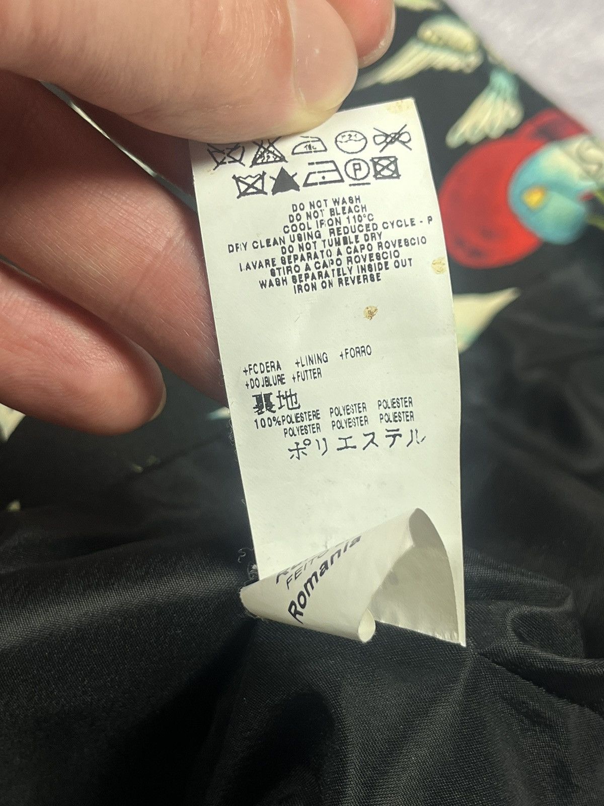 Moschino Rare Moschino Graphic Printed Single Breasted Blazer vintage Size L / US 10 / IT 46 - 12 Thumbnail