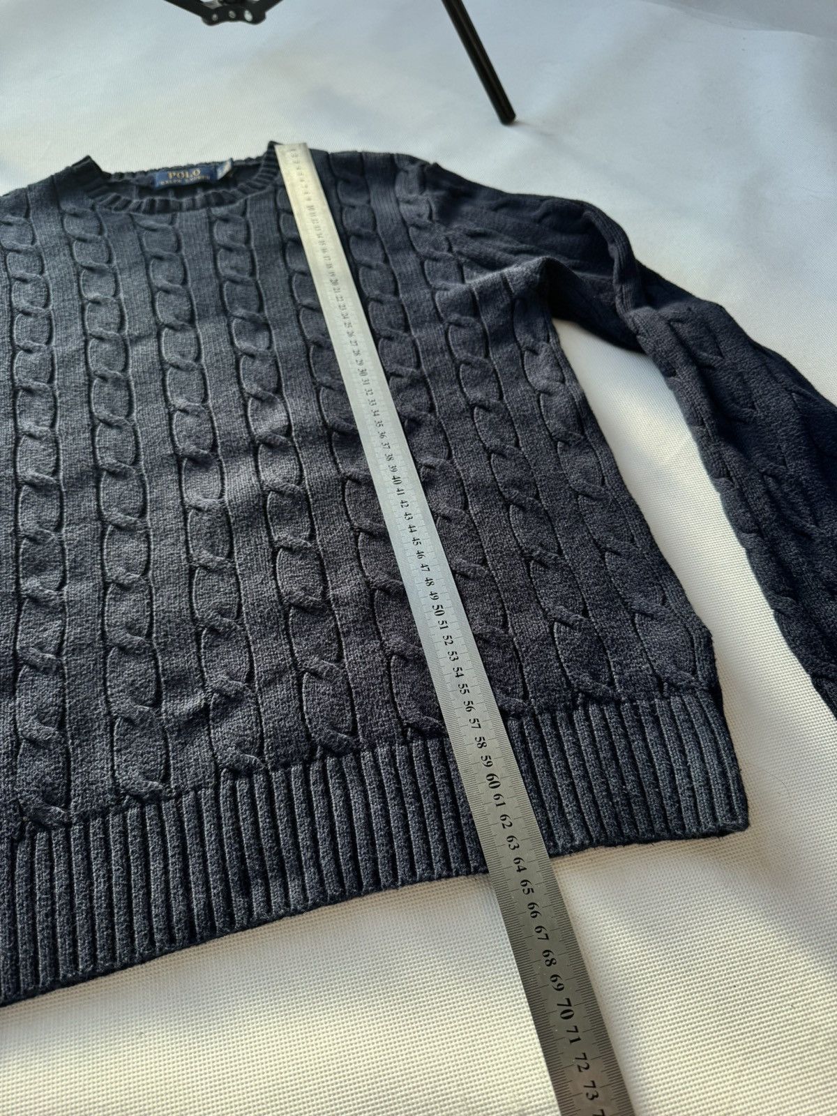 Polo Ralph Lauren Vintage Y2K Cable Knit Polo Ralph Lauren Sweater Red Pony Size US S / EU 44-46 / 1 - 17 Thumbnail