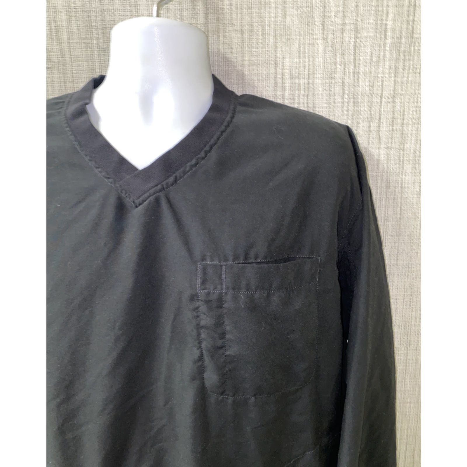 CO Duluth Mens Black Polyester V-Neck Golf Jacket Size L Size US L / EU 52-54 / 3 - 2 Thumbnail