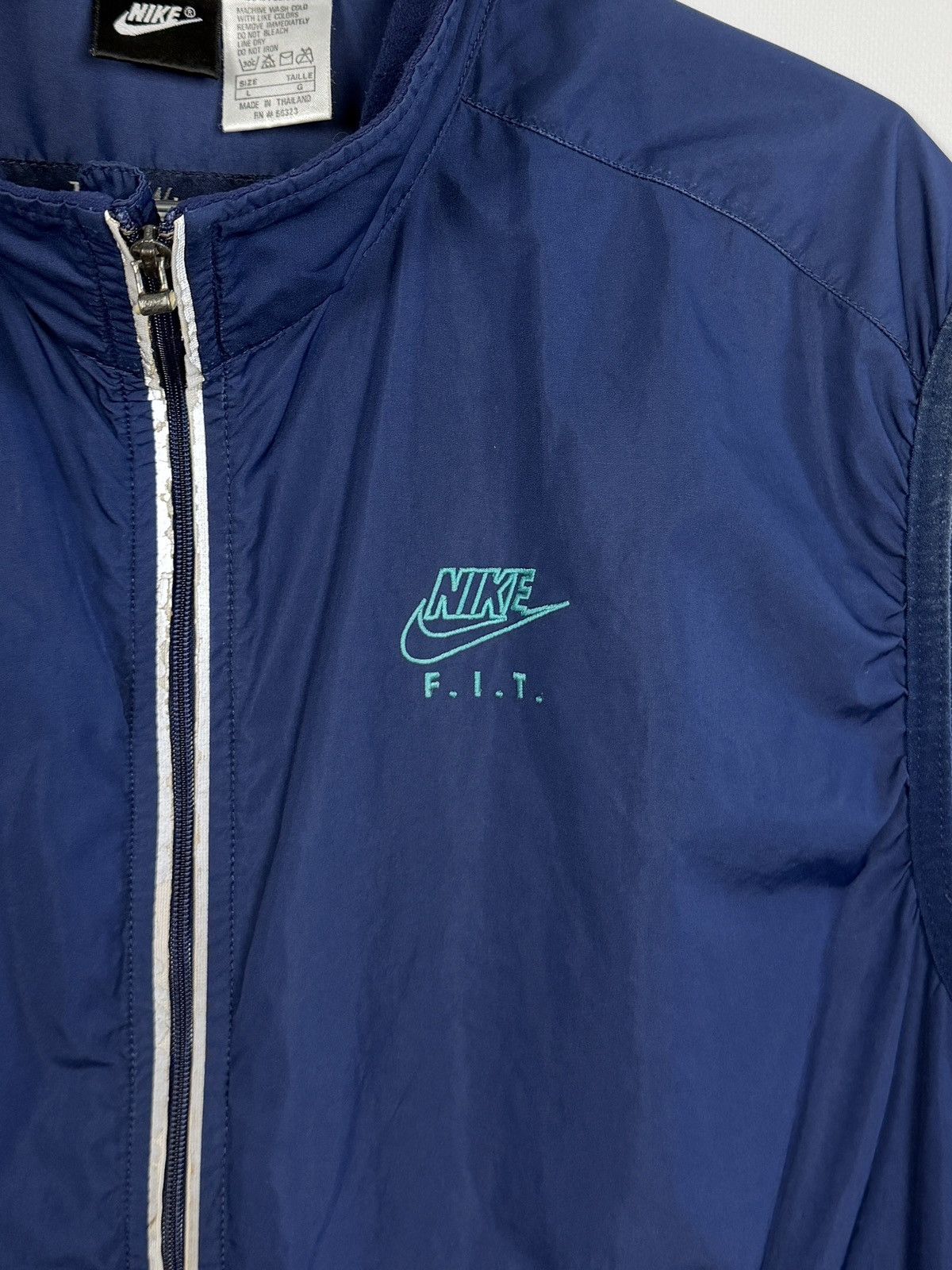 Nike Nike FIT Full Zip Vest Vintage 90s Tail Wind Run Size L Size US L / EU 52-54 / 3 - 6 Thumbnail