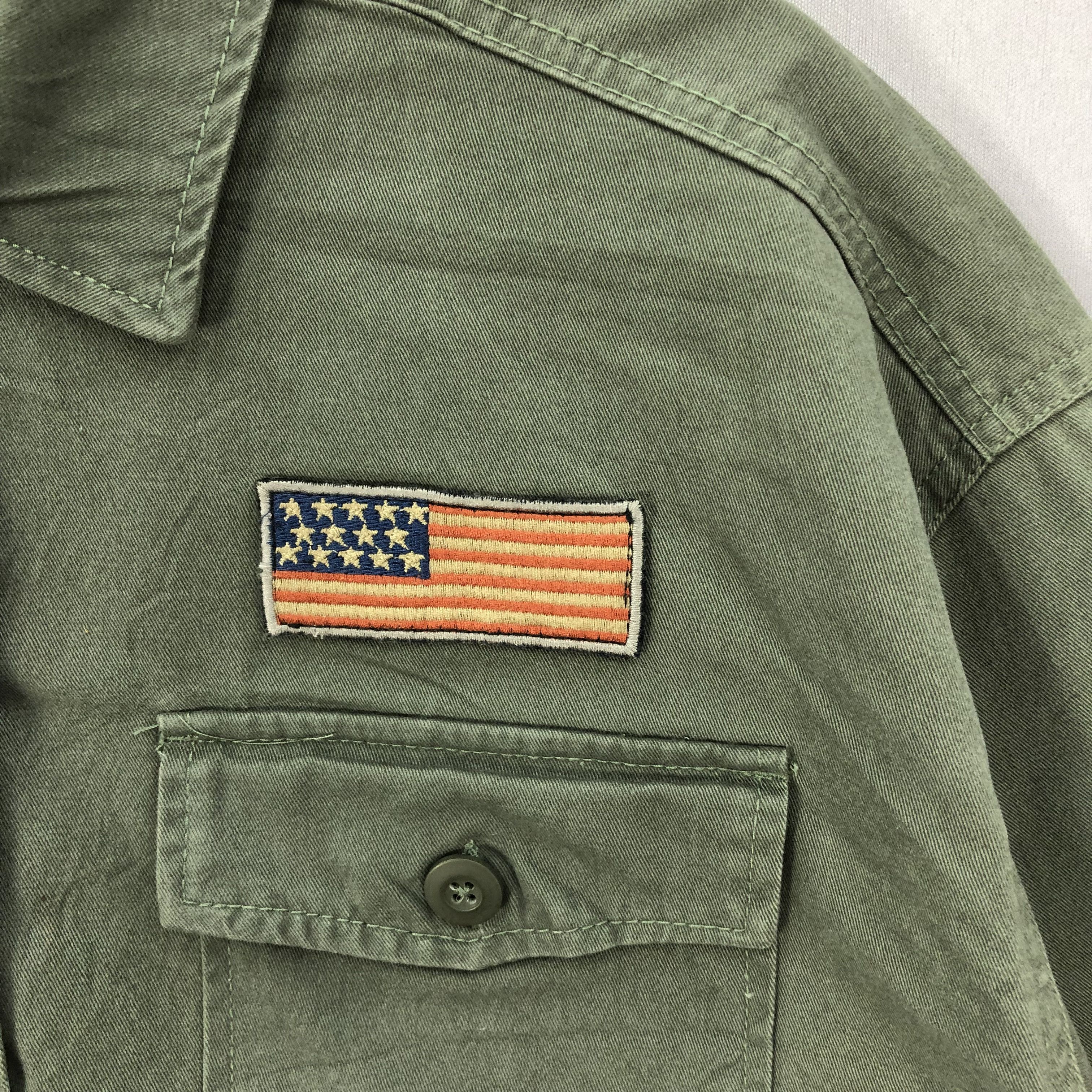 Japanese Brand × Vintage Vintage US Army Japanese Military Shirt Jacket Size US XL / EU 56 / 4 - 5 Thumbnail