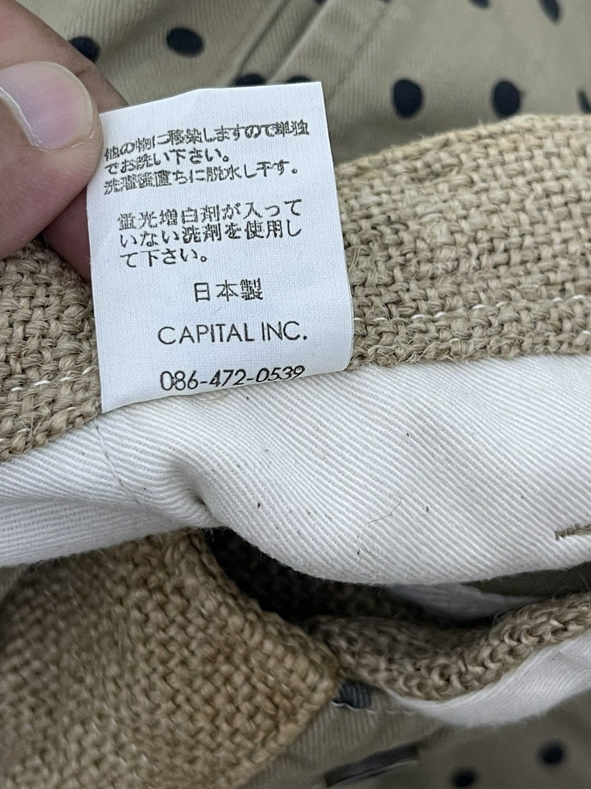 Kapital Drop Croth Kapital High Rise Pant Pol Ka Dot Regular 6🟦8 Size US 28 / EU 44 - 17 Thumbnail
