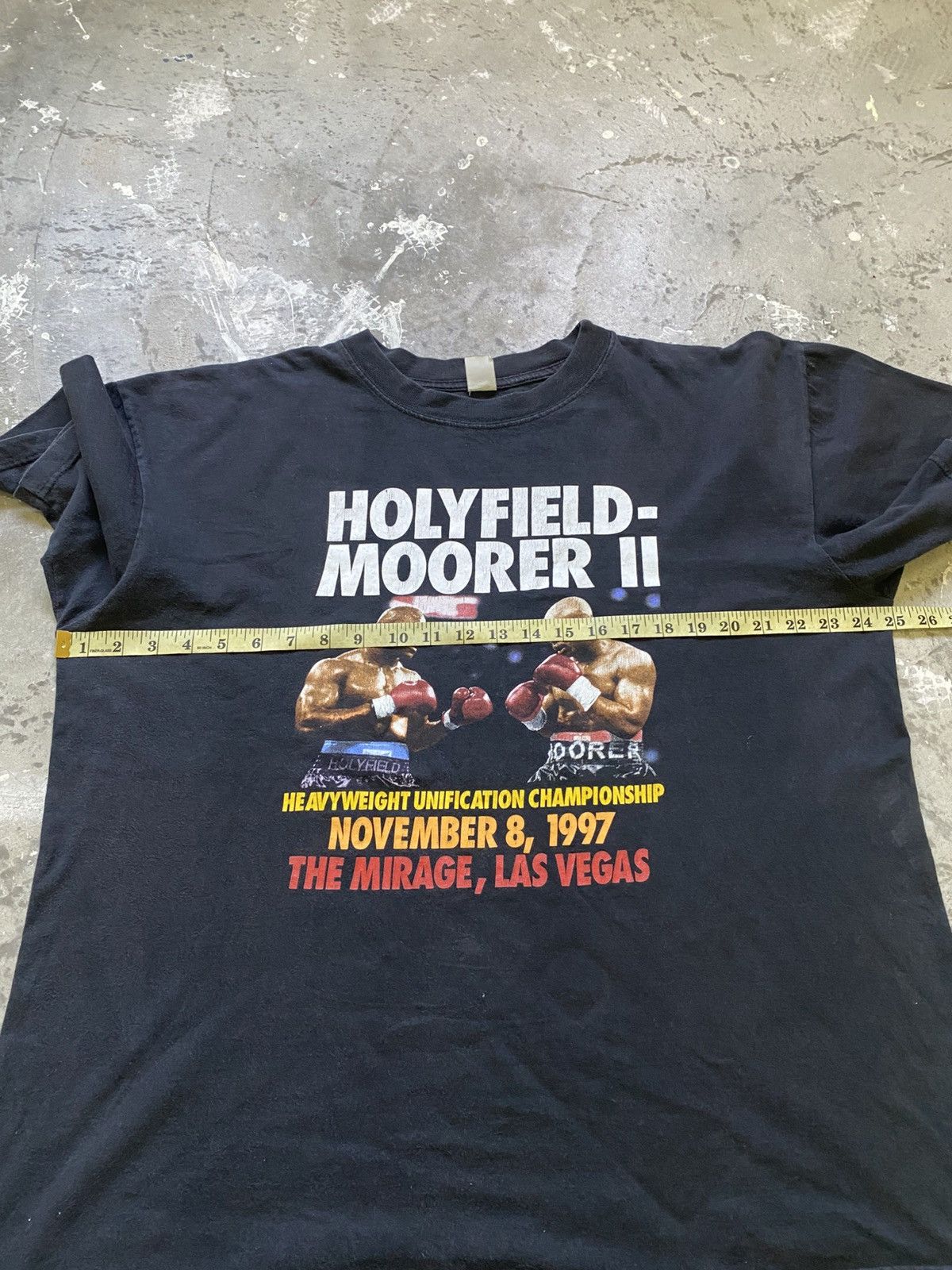 Other Vintage 1997 Boxing Match Holyfield VS Moorer Shirt Size US XL / EU 56 / 4 - 11 Thumbnail