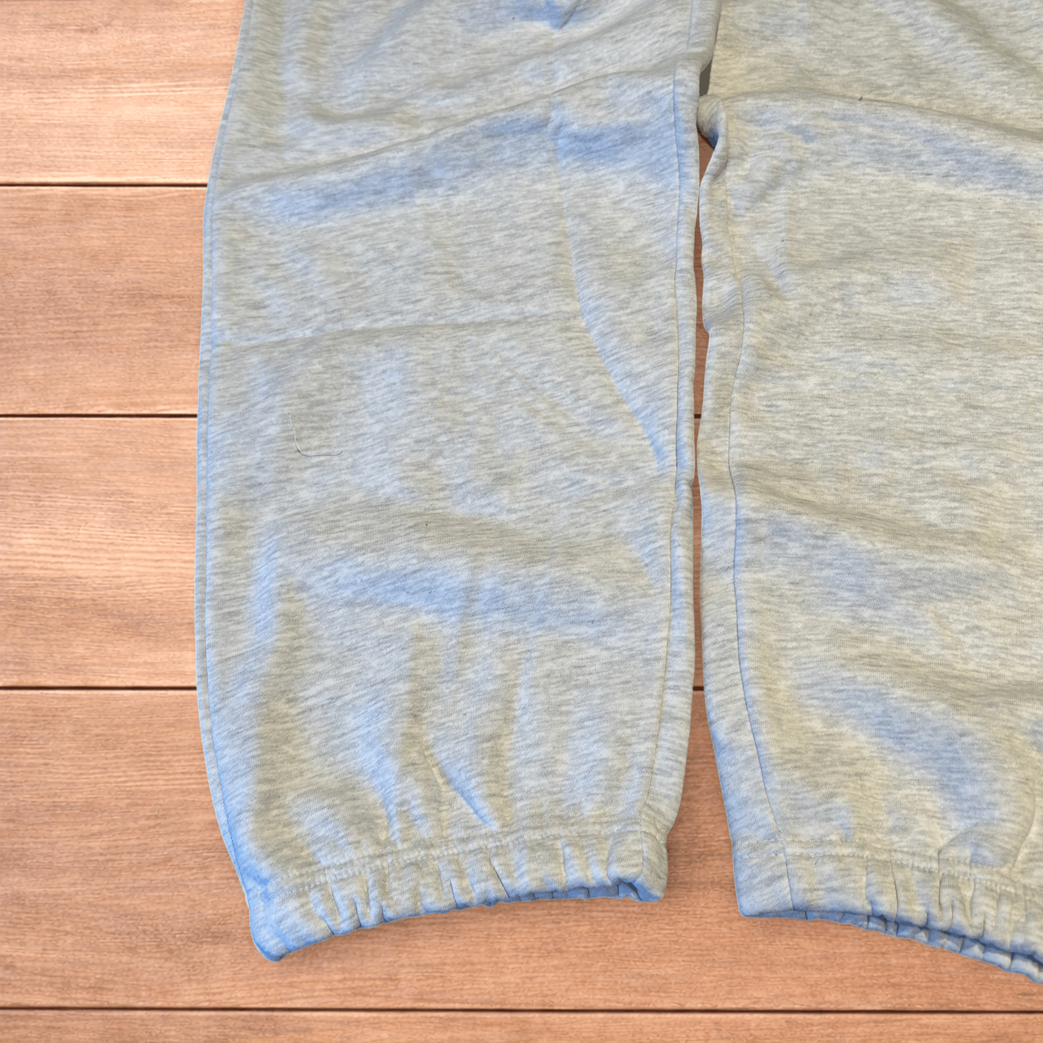 Japanese Brand Baggy wide leg Korean joggers in marl grey. Size US 34 / EU 50 - 4 Thumbnail