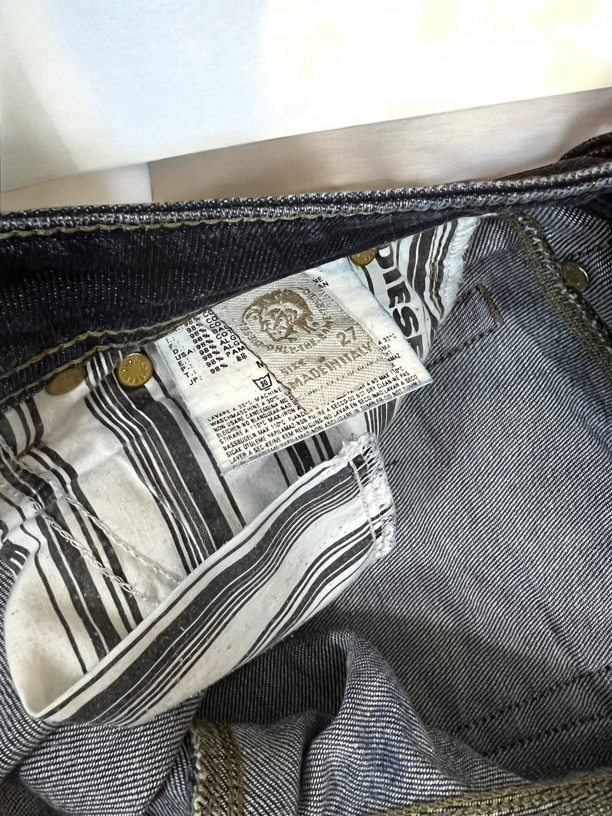 Diesel Diesel Ronhy straight jeans size W27 L34 Size 27" / US 4 / IT 40 - 6 Thumbnail