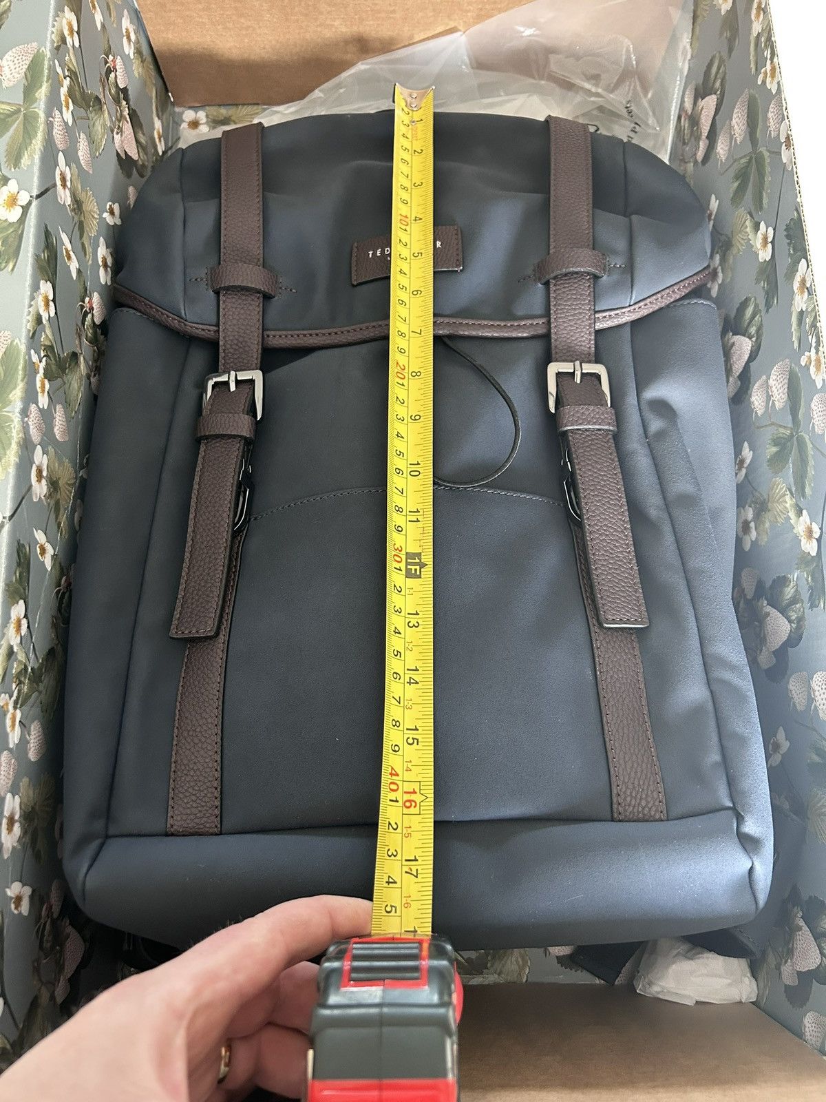 Ted Baker Ted Baker Faux Nubuck Backpack Size ONE SIZE - 3 Thumbnail