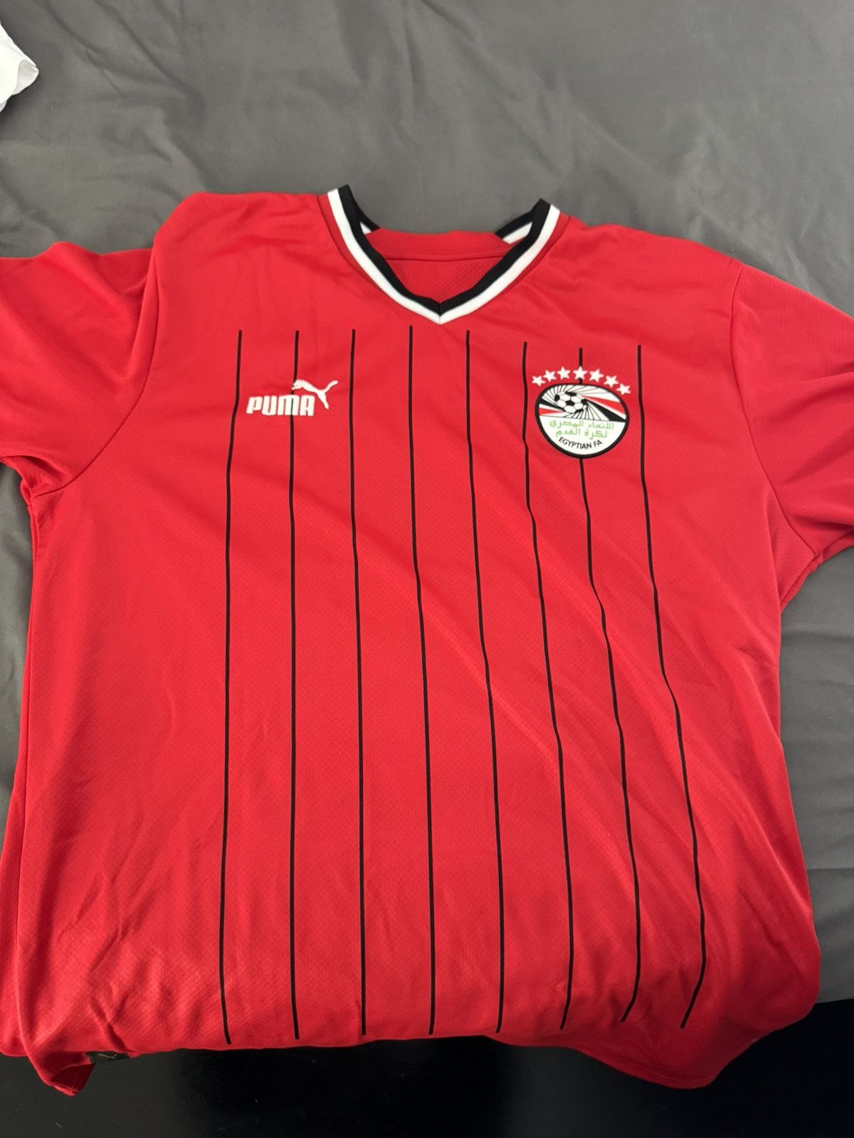 Puma × Vintage Egypt Soccer Jersey Size US L / EU 52-54 / 3 - 1 Thumbnail