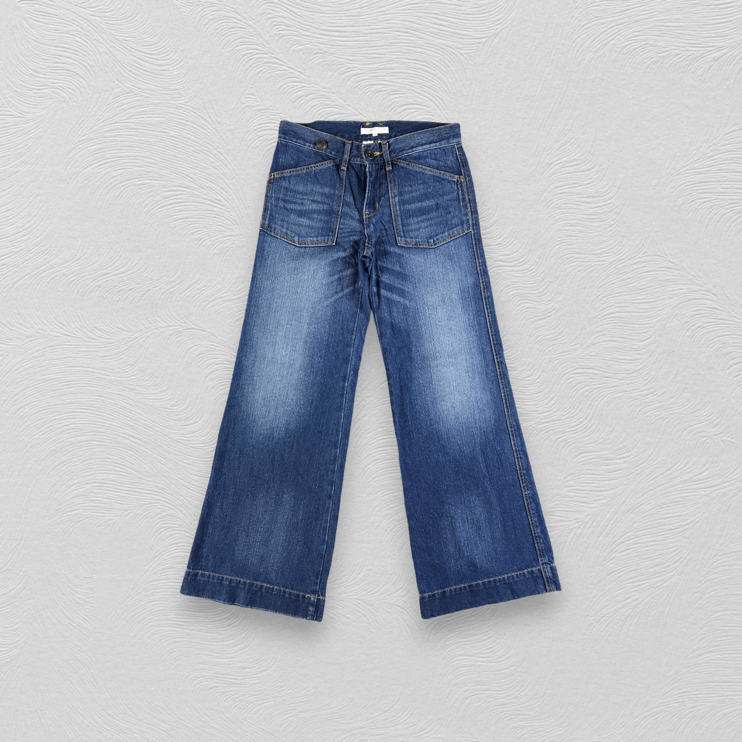 Japanese Brand Grove Blue Flared Jeans KJ2134 Size US 28 / EU 44 - 1 Thumbnail