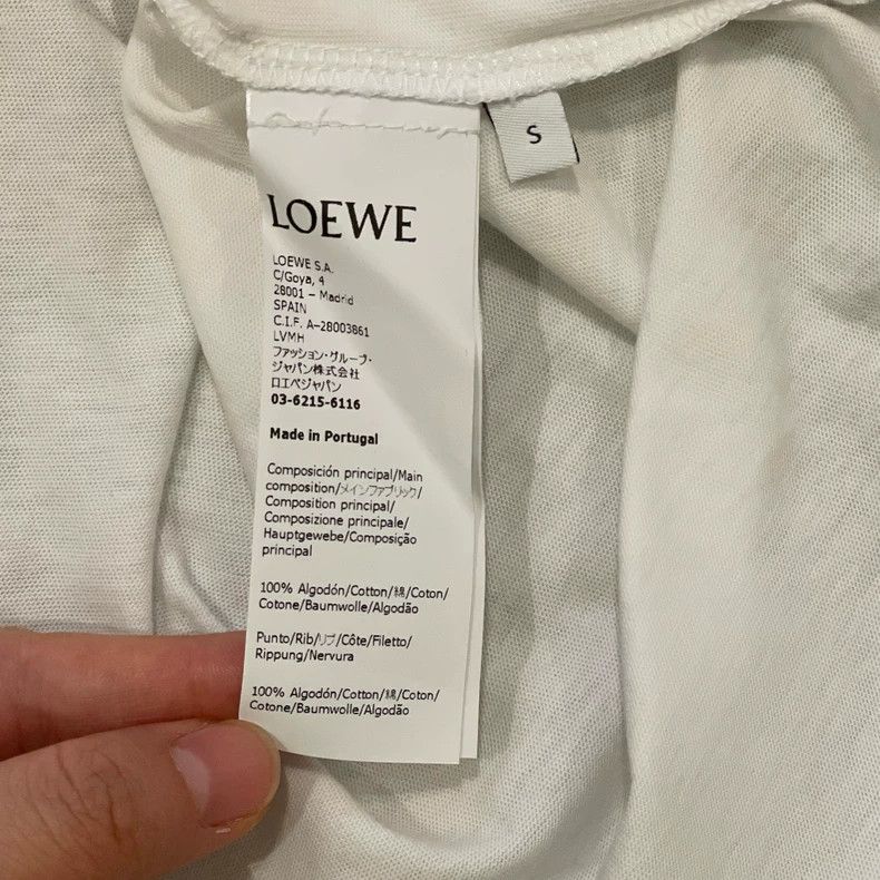 Loewe LOEWE White botanical specimen Logo short sleeve T-shirt Size S / US 4 / IT 40 - 6 Thumbnail