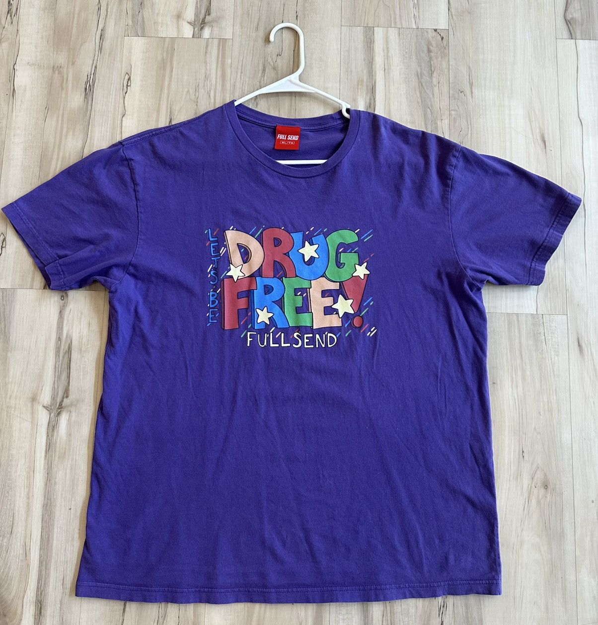 Full Send Full Send by NELK Drug Free T-Shirt Size XL Size US XL / EU 56 / 4 - 1 Thumbnail