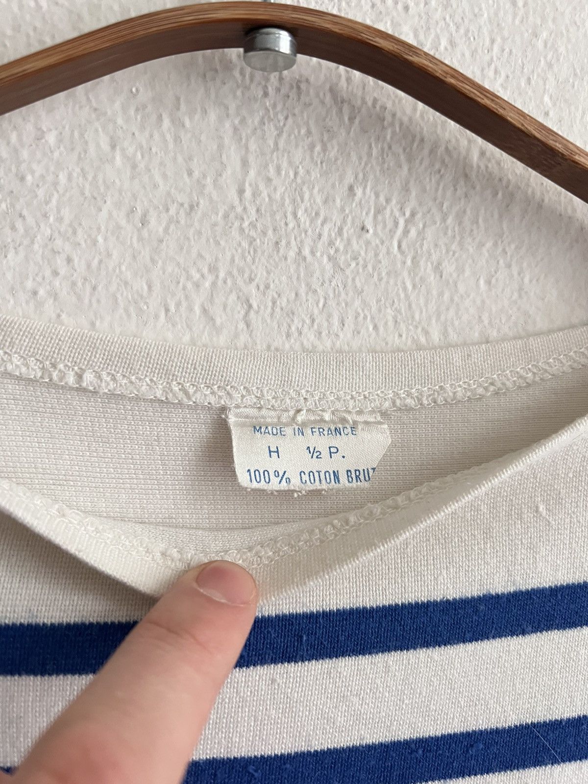 Vintage Vintage french sailor striped cotton long sleeve t-shirt Size US S / EU 44-46 / 1 - 3 Thumbnail