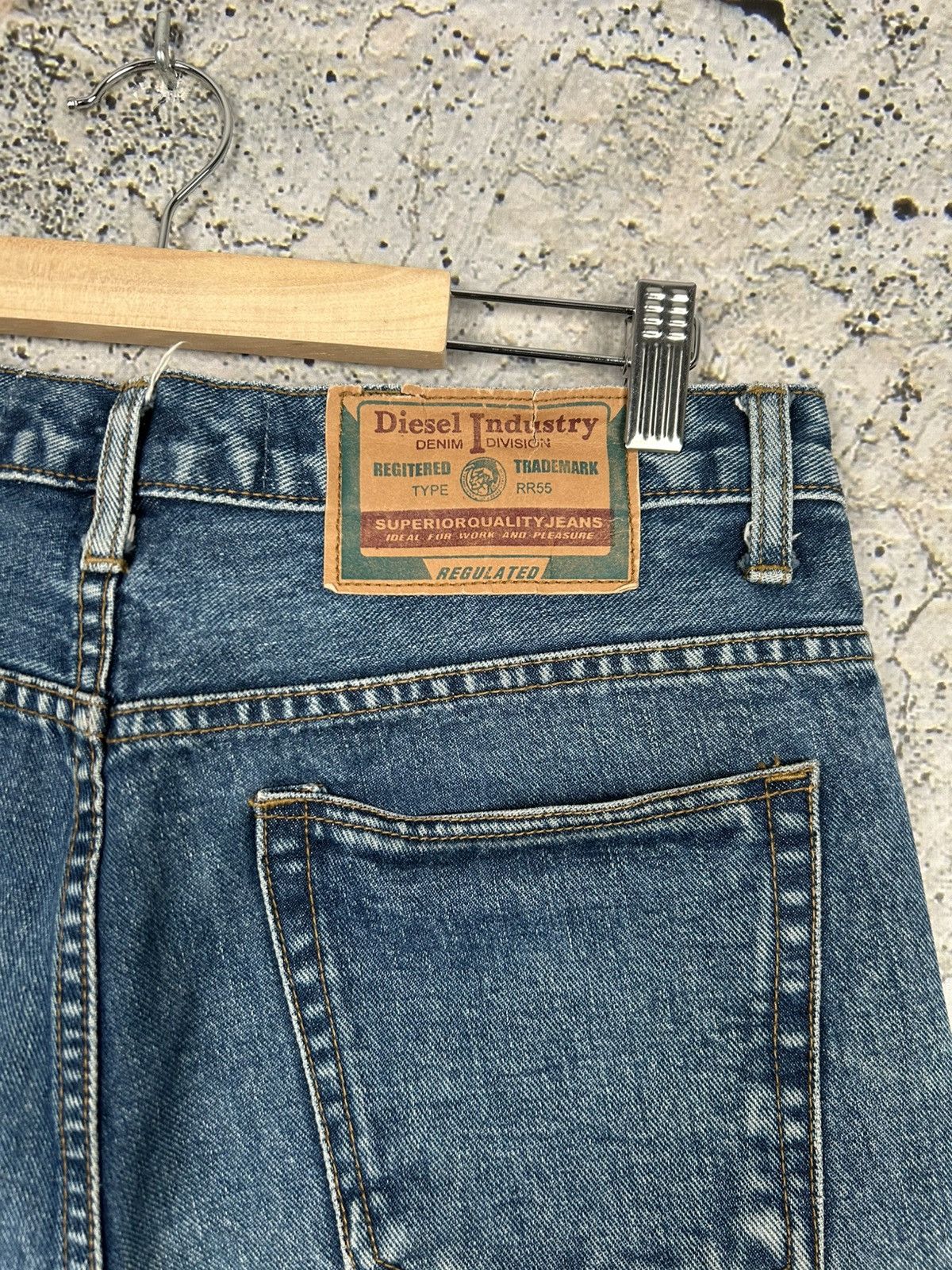 Diesel Vintage Diesel Industry Denim Division 90s Blue Grunge Size US 32 / EU 48 - 5 Thumbnail