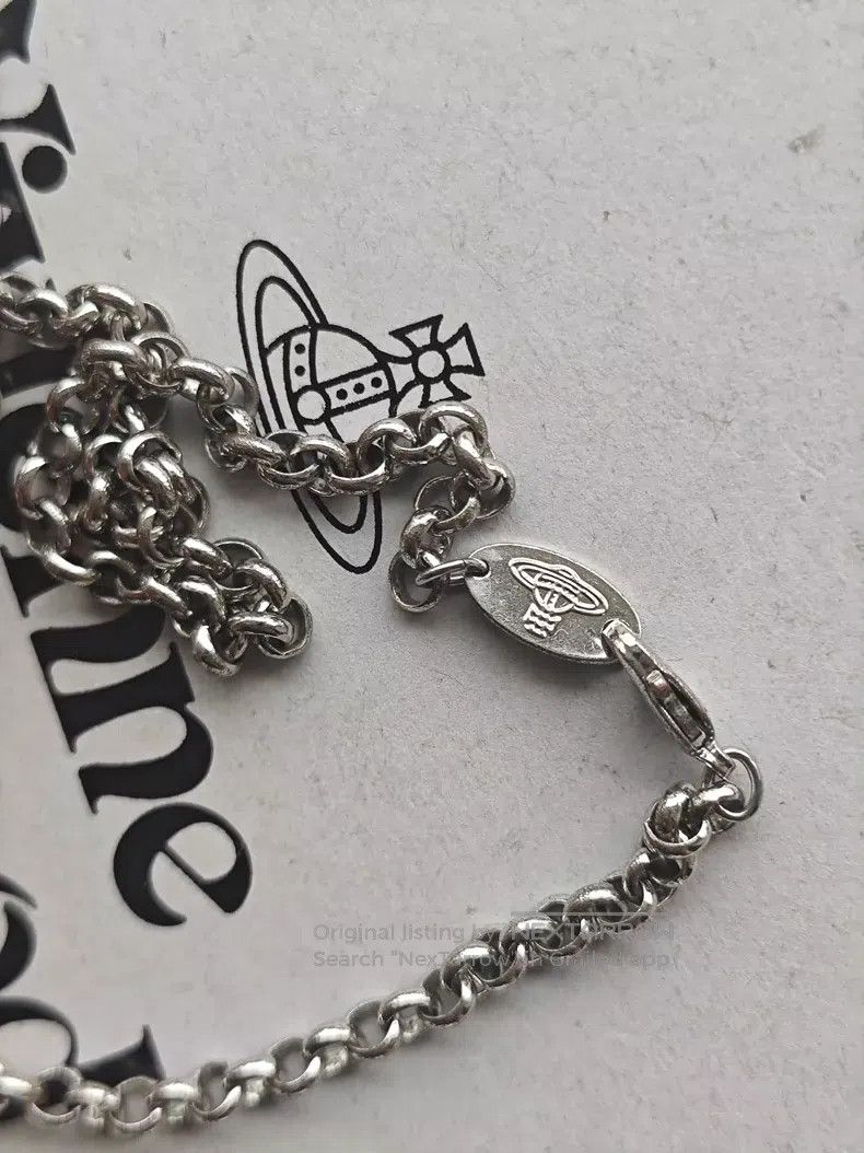 Vivienne Westwood vivienne westwood Silver Large Orb Necklace with Engraving Size ONE SIZE - 9 Thumbnail
