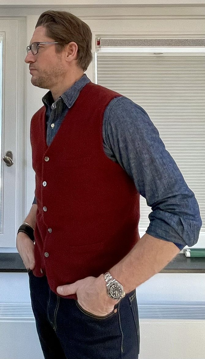 Suitsupply Cashmere Vest size Large Size US L / EU 52-54 / 3 - 3 Thumbnail