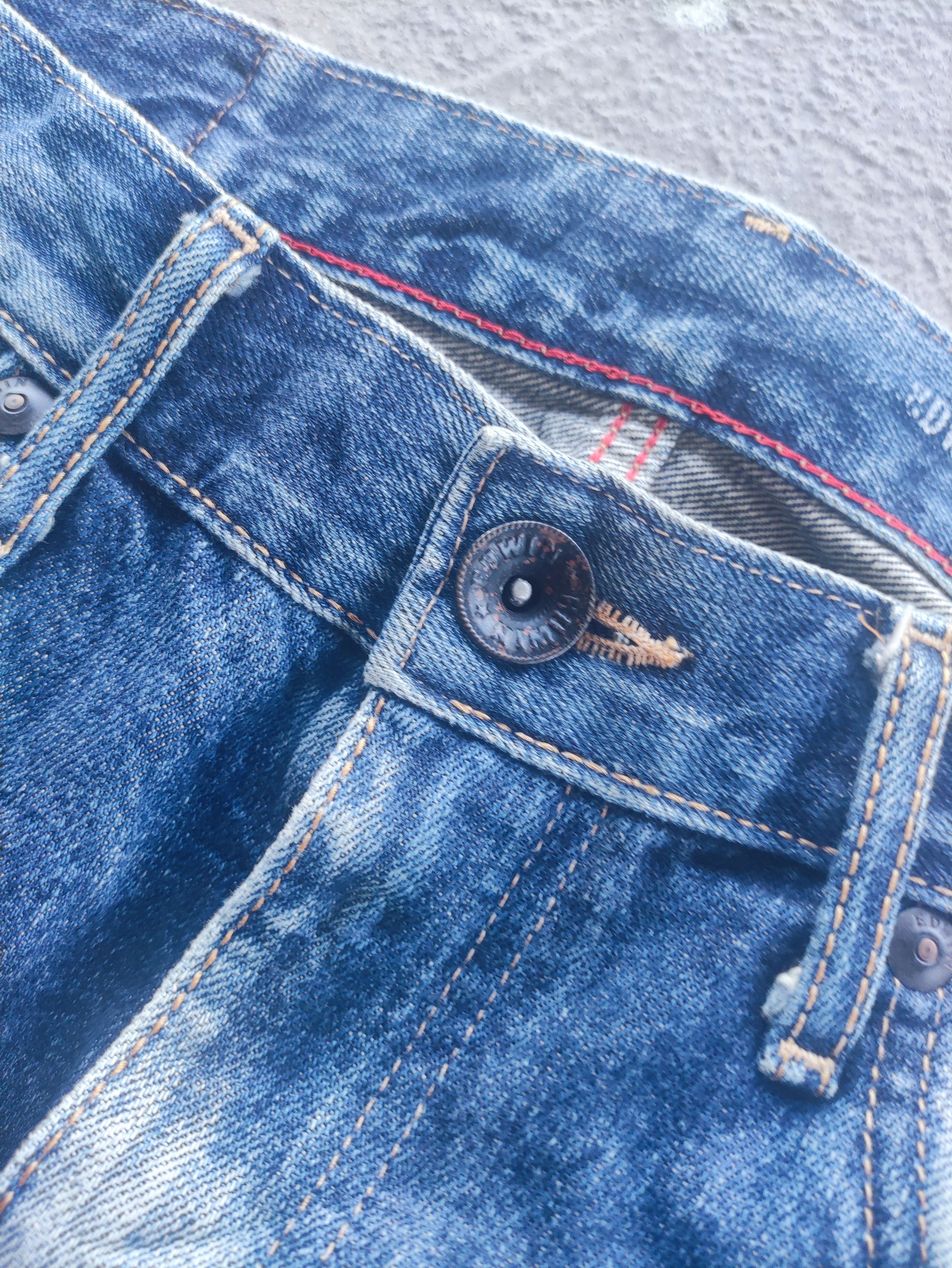 Edwin Vintage Edwin Distressed Faded Denim Pants Size US 35 - 5 Thumbnail
