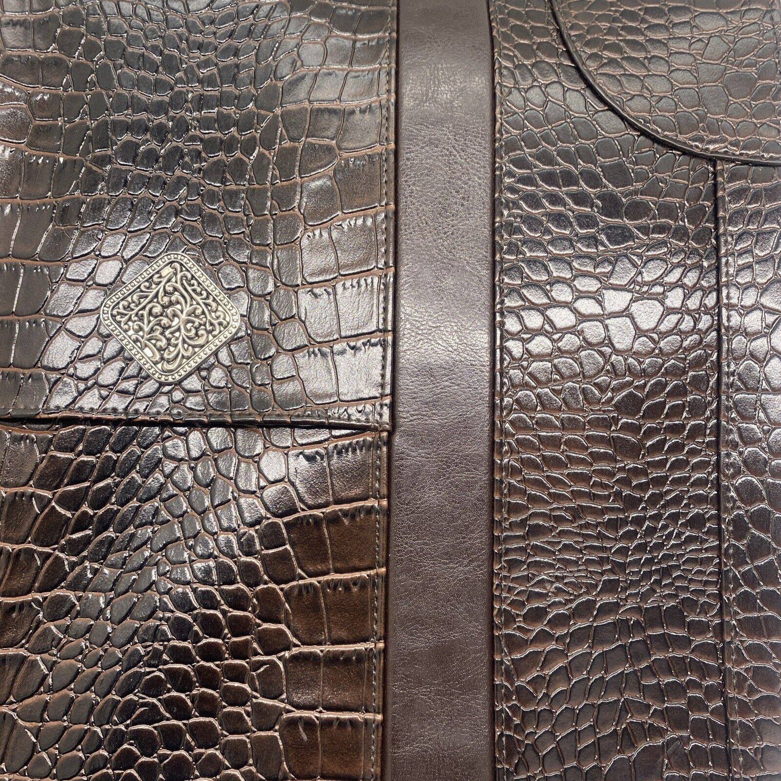 Coldwater Creek Coldwater Creek Faux Crocodile Leather Shoulder bag NEW Size ONE SIZE - 10 Thumbnail