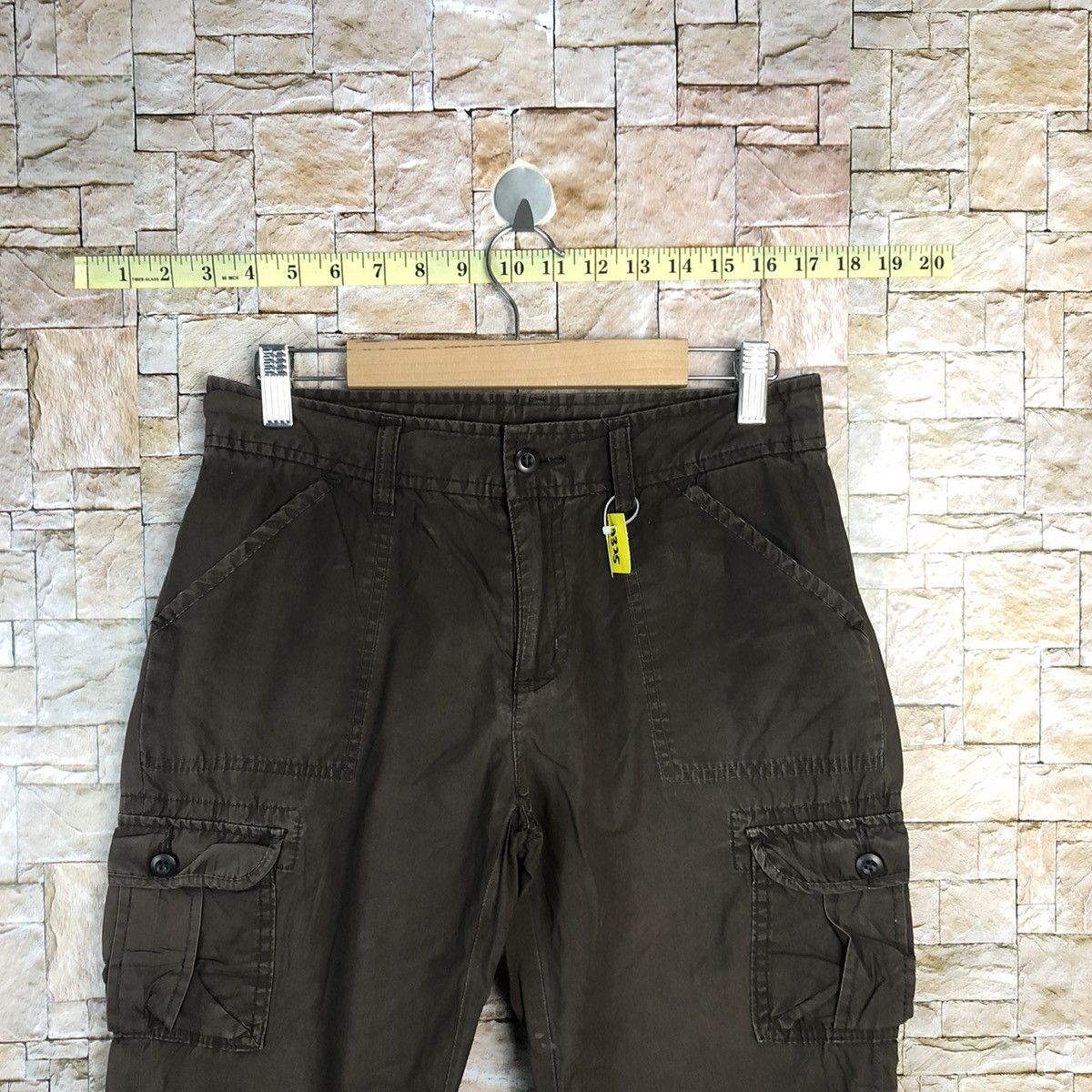 Uniqlo × Vintage Uniqlo vintage Dark Brown Cropped Pants #A325 Size 26" / US 2 / IT 38 - 2 Thumbnail