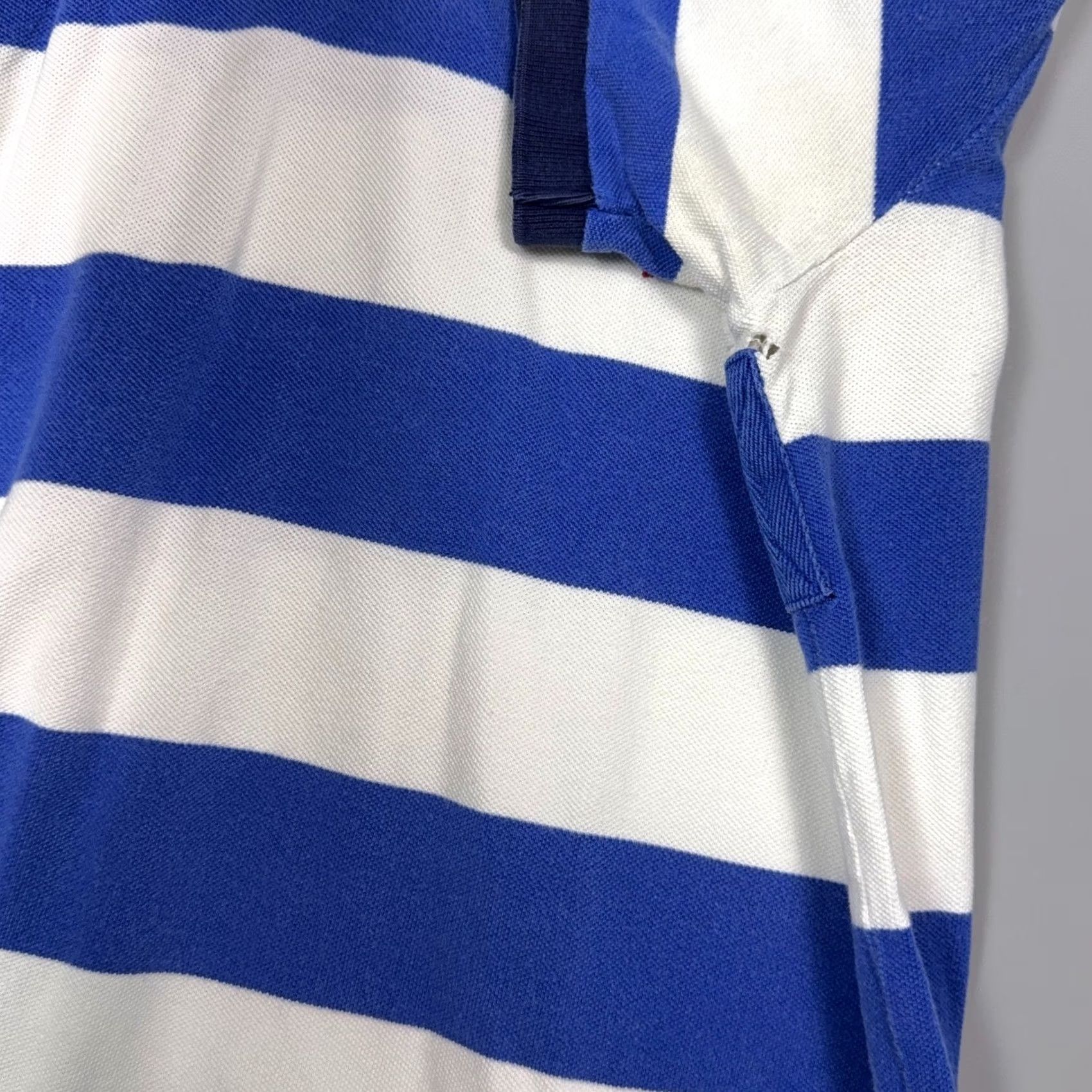 Polo Ralph Lauren Polo Ralph Lauren Big Pony USA Polo Shirt Mens Size XL Striped Flag Blue Size US XL / EU 56 / 4 - 4 Thumbnail