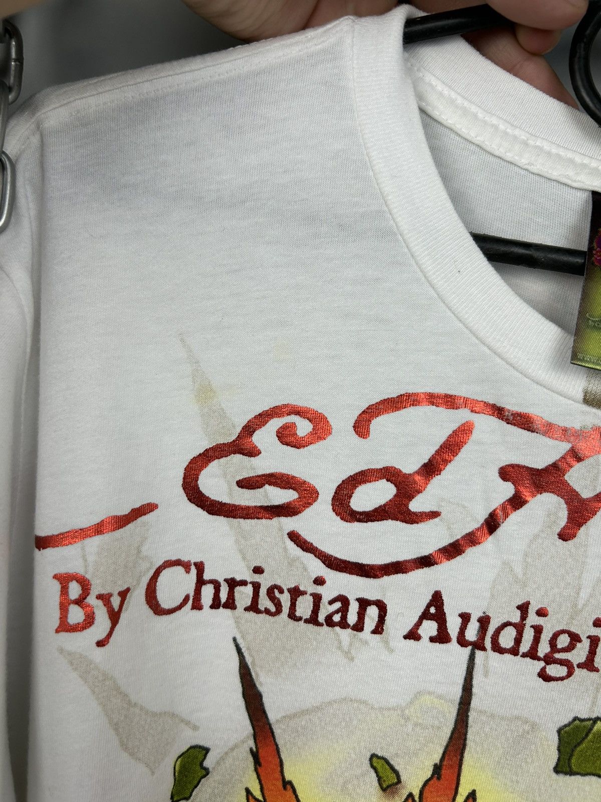 Christian Audigier × Ed Hardy × Vintage Ed Hardy by Christian Audigier All Over Printed T-Shirt Size US S / EU 44-46 / 1 - 13 Thumbnail