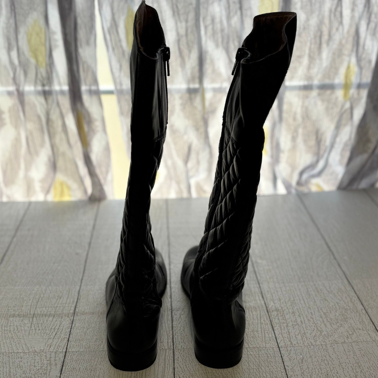 Other Corso Como Black Leather Over-the-Knee Boots Size 6 Size US 6 / IT 36 - 2 Thumbnail