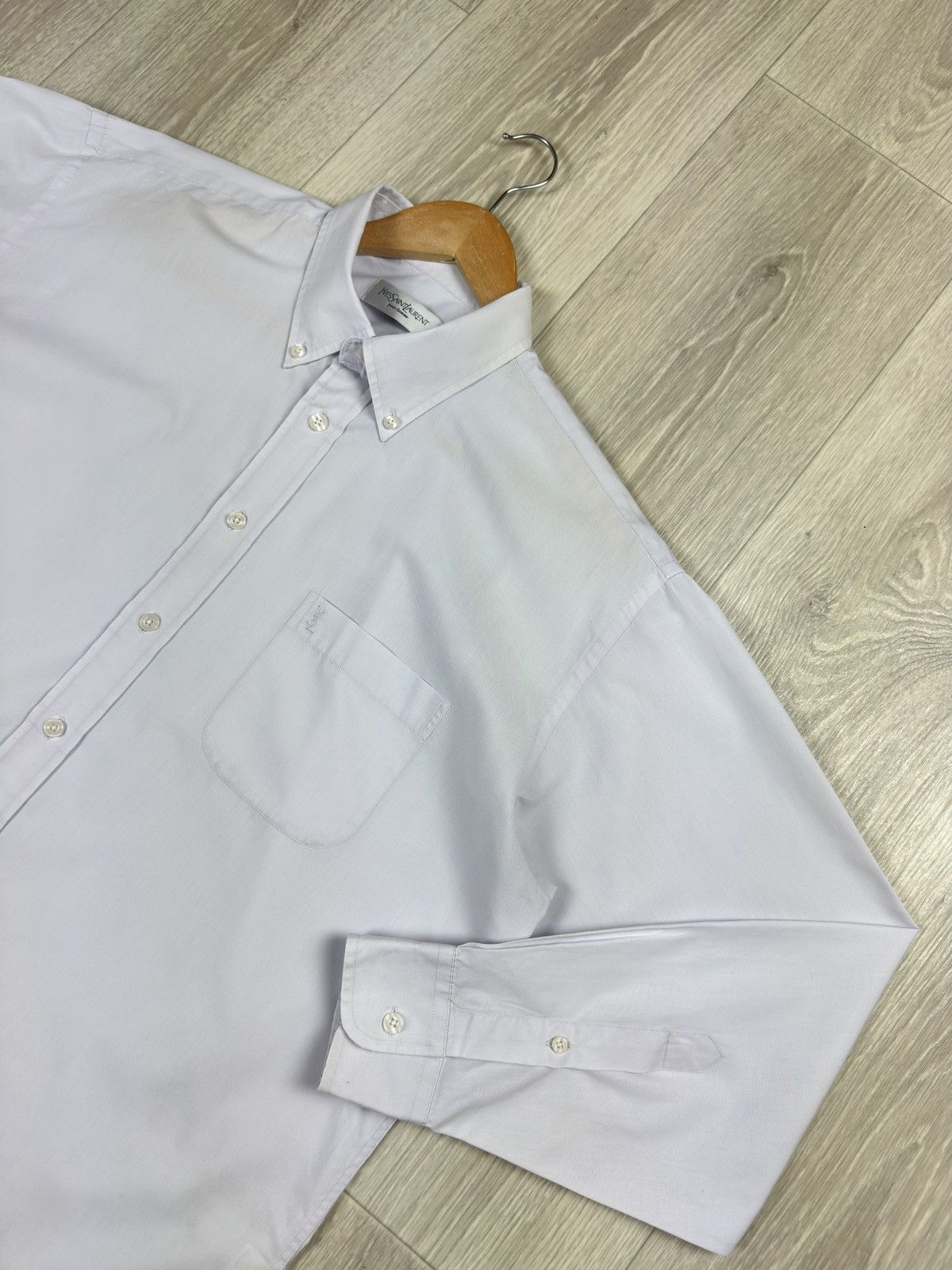 Yves Saint Laurent Yves Saint Laurent YSL Vintage Short Sleeve Shirt Button Up Size US L / EU 52-54 / 3 - 2 Thumbnail